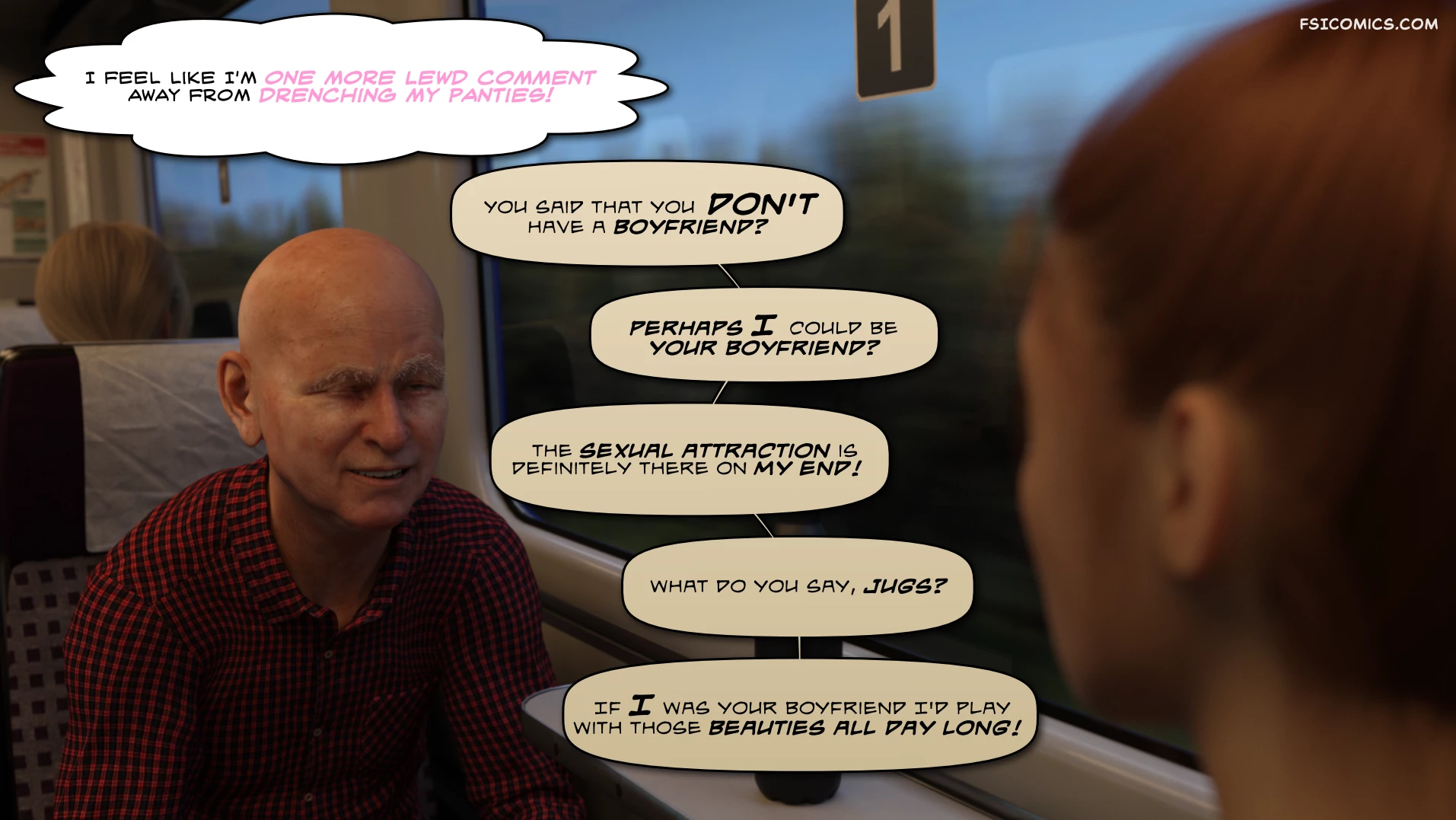 the thrill of attention 3dk x 050 - FSIComics