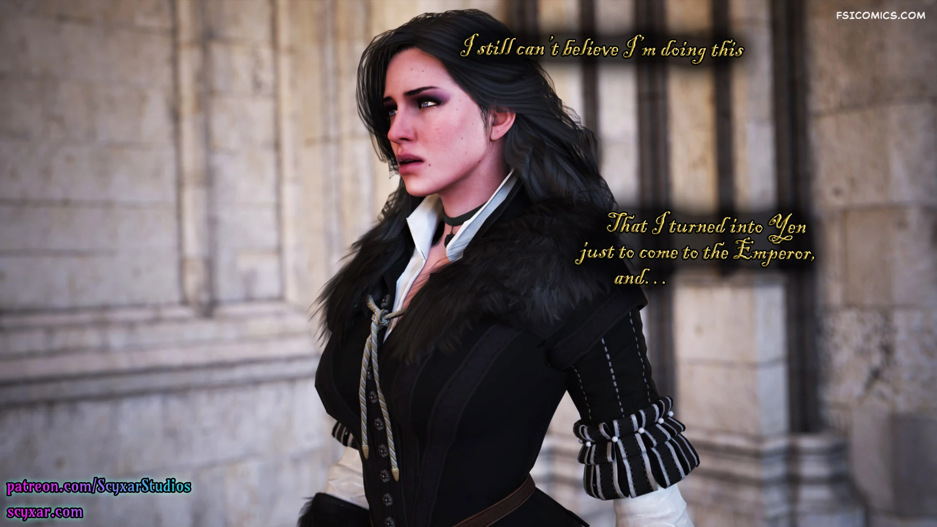 card-debt-geralts-transformation-into-yennefer-chapter-2-geralts-path-scyxar-studios-002