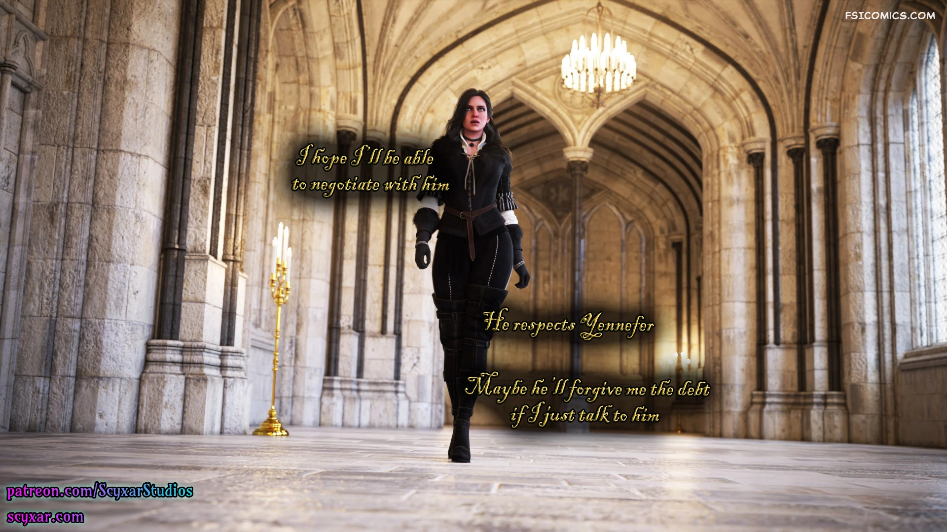 card-debt-geralts-transformation-into-yennefer-chapter-2-geralts-path-scyxar-studios-003