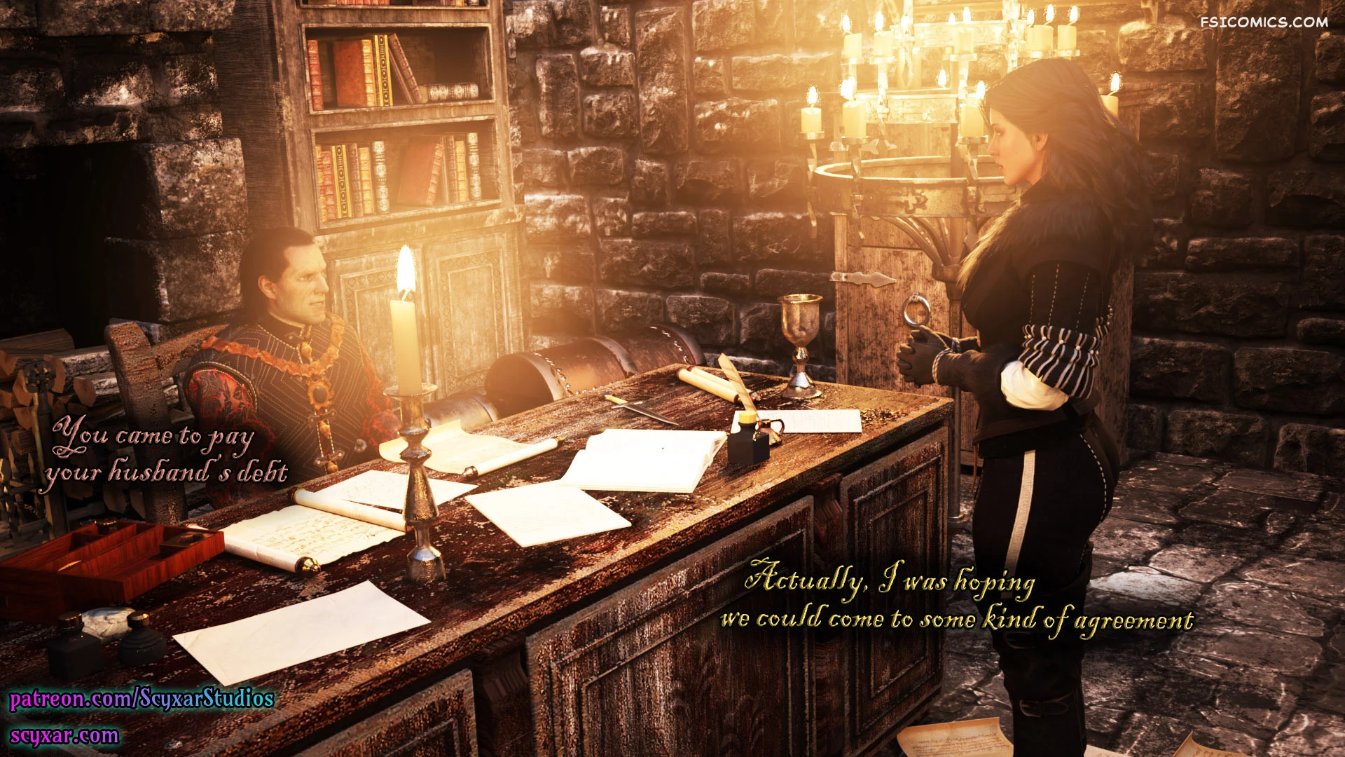 card-debt-geralts-transformation-into-yennefer-chapter-2-geralts-path-scyxar-studios-007