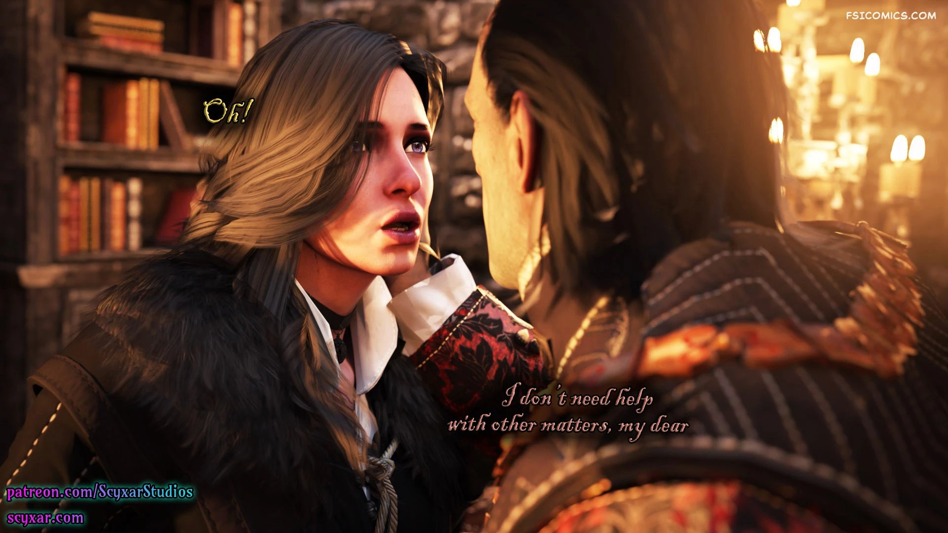 card-debt-geralts-transformation-into-yennefer-chapter-2-geralts-path-scyxar-studios-018