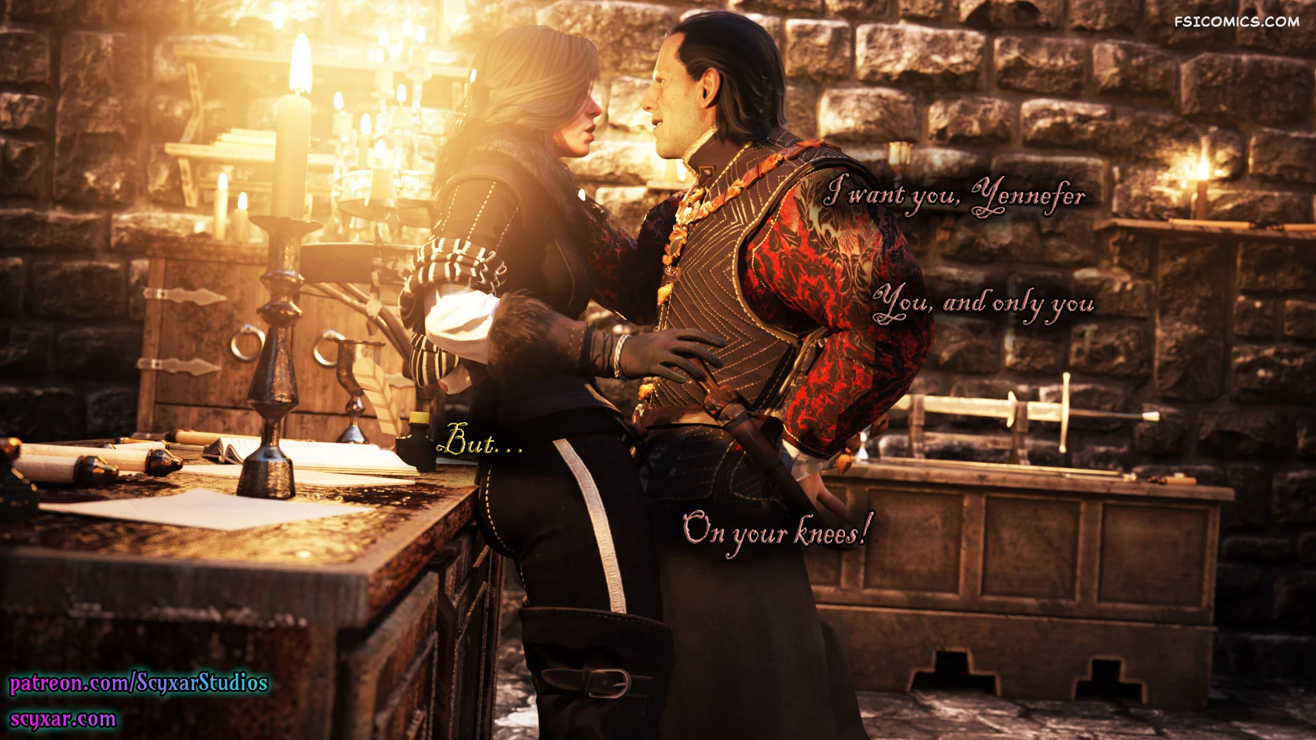 card-debt-geralts-transformation-into-yennefer-chapter-2-geralts-path-scyxar-studios-019