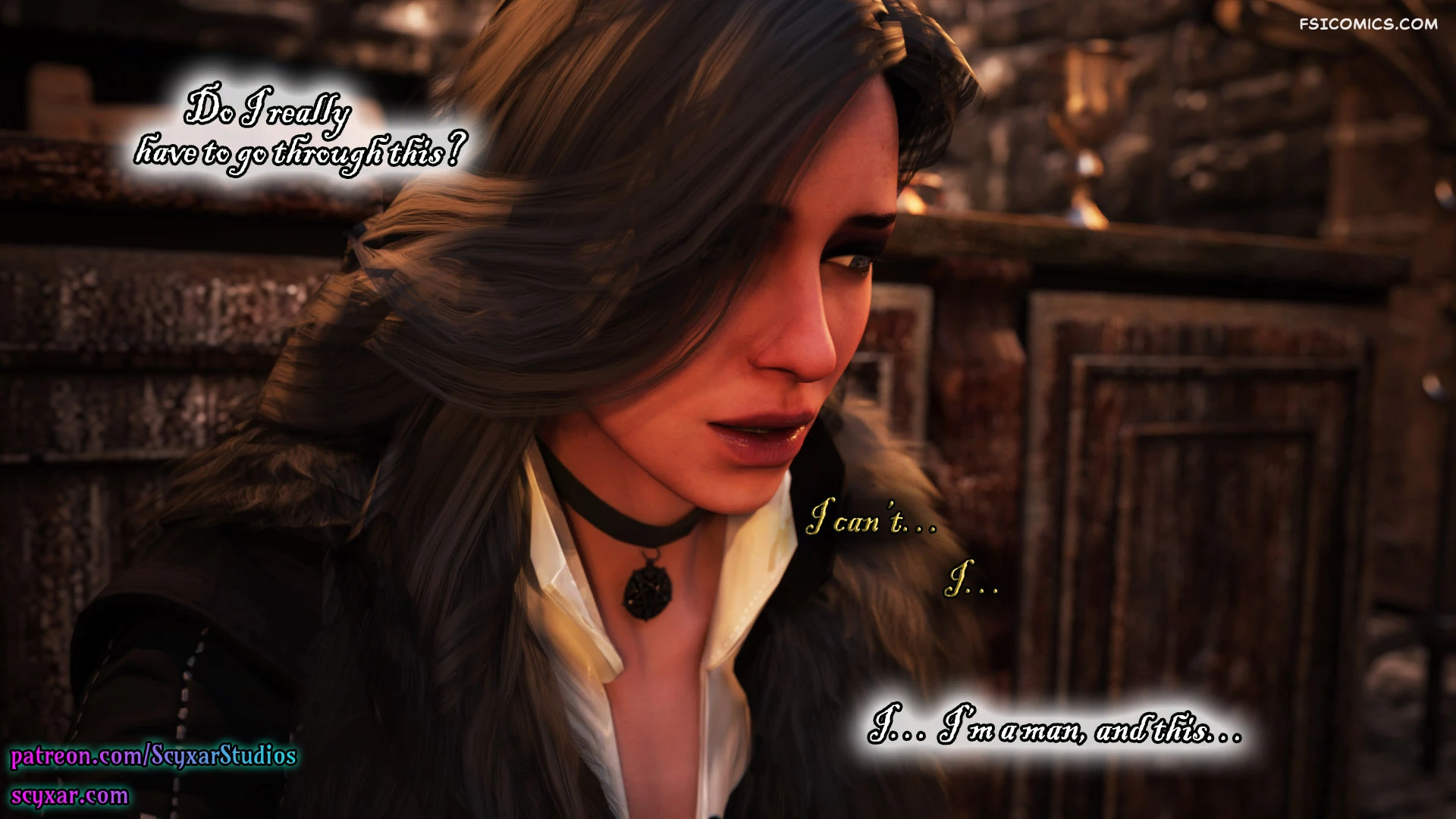card-debt-geralts-transformation-into-yennefer-chapter-2-geralts-path-scyxar-studios-025
