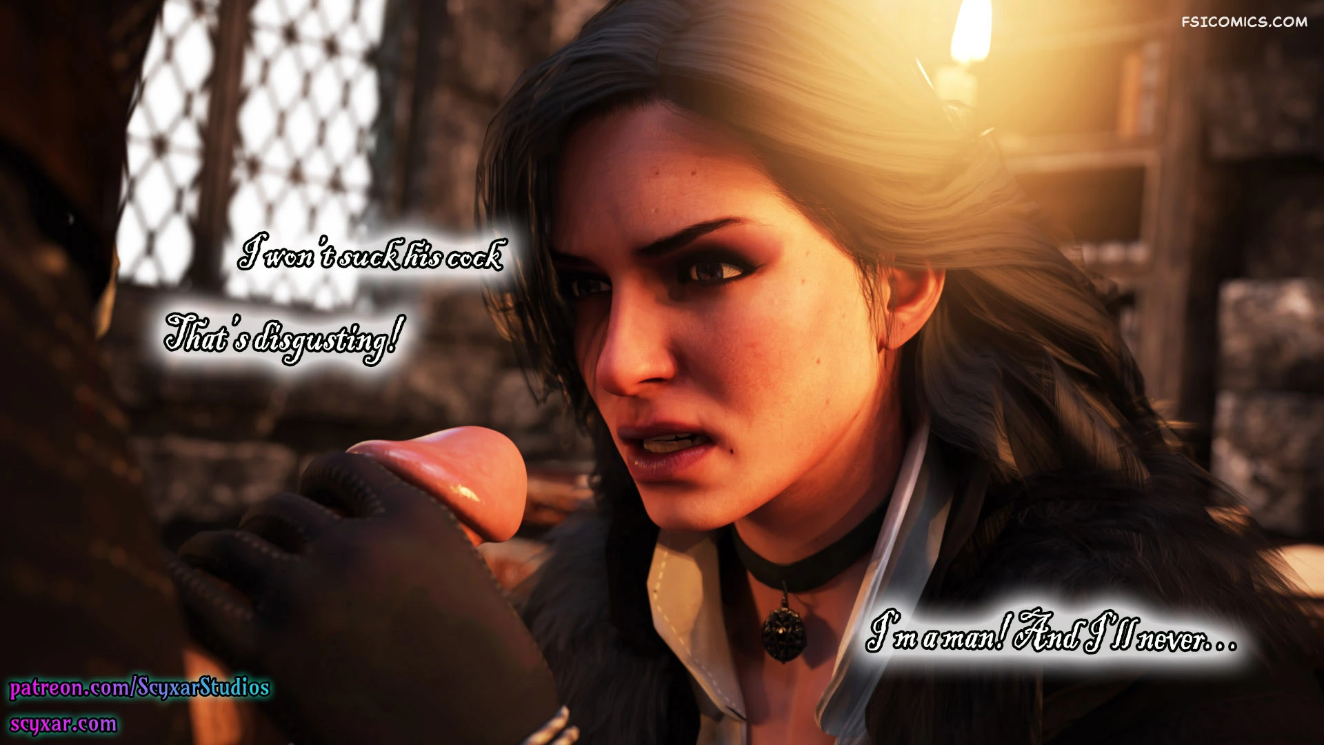 card-debt-geralts-transformation-into-yennefer-chapter-2-geralts-path-scyxar-studios-037