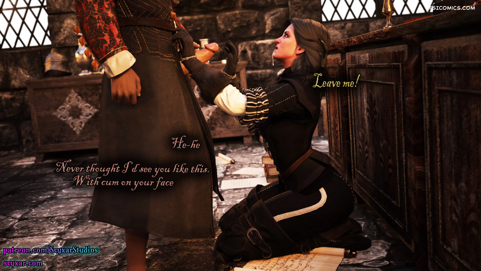 card-debt-geralts-transformation-into-yennefer-chapter-2-geralts-path-scyxar-studios-047