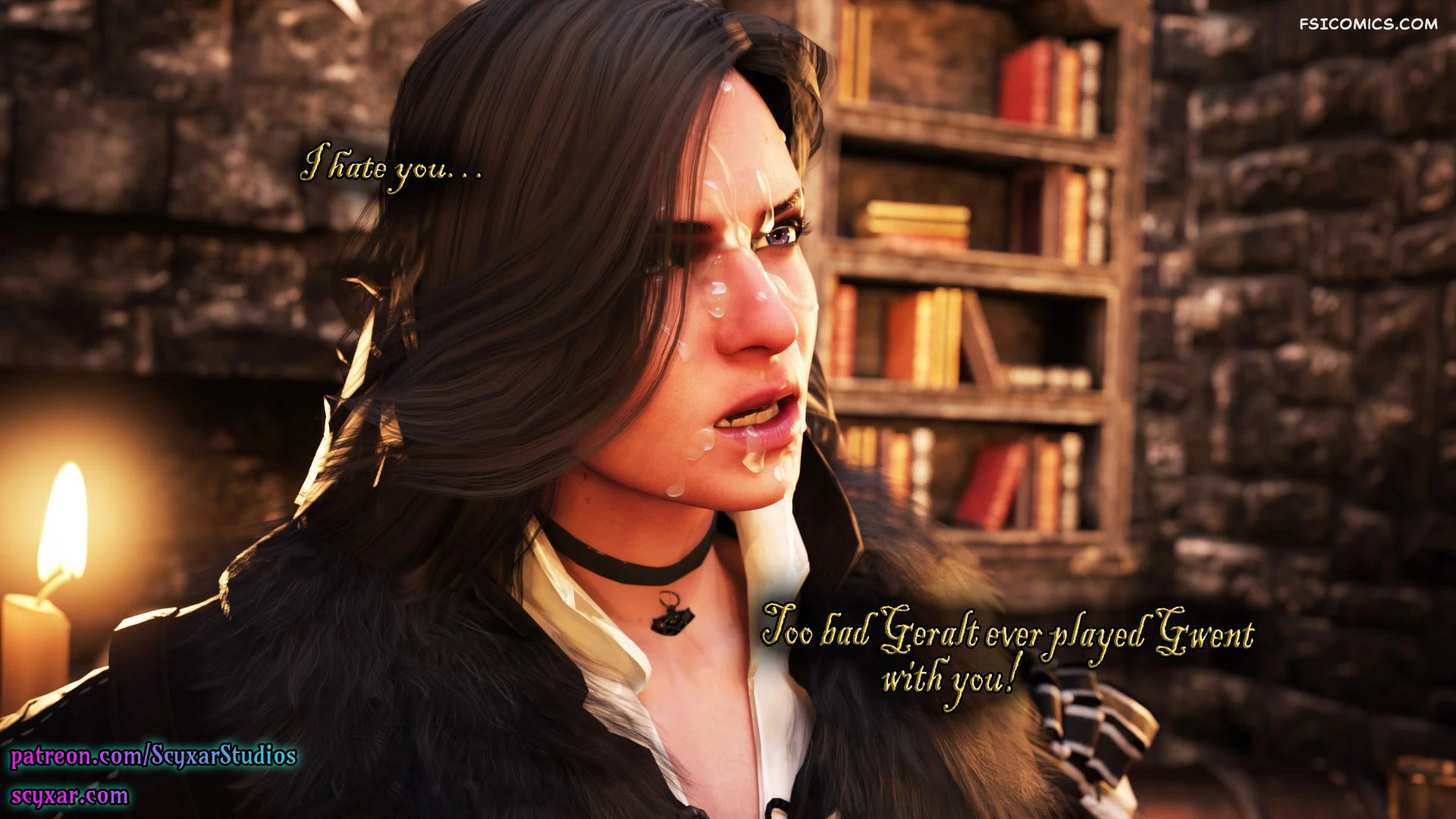 card-debt-geralts-transformation-into-yennefer-chapter-2-geralts-path-scyxar-studios-049