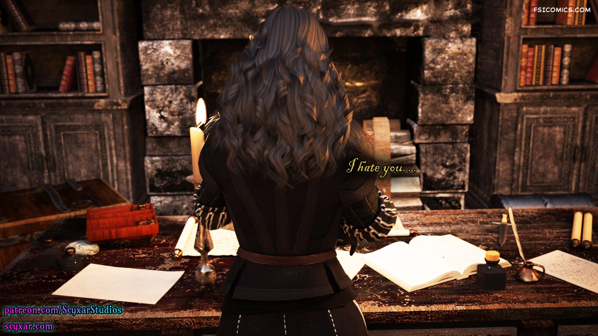 card-debt-geralts-transformation-into-yennefer-chapter-2-geralts-path-scyxar-studios-052