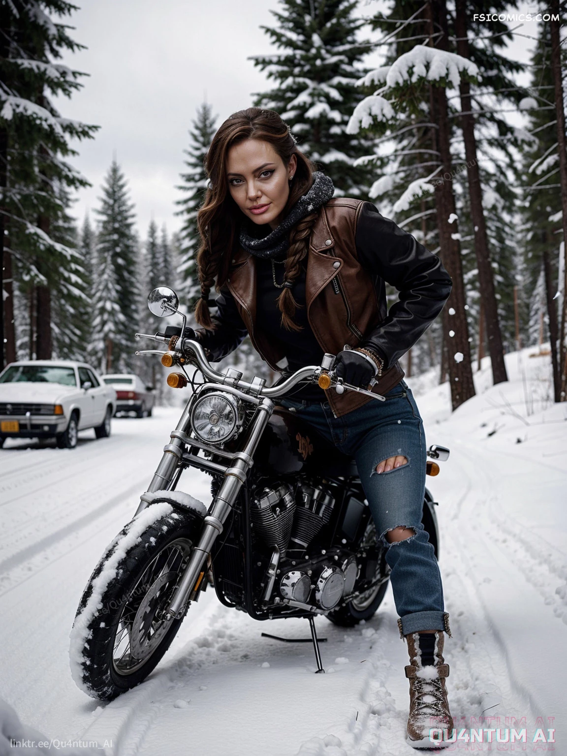 angelina jolie biker girl quantumai 014 - FSIComics angelina-jolie-biker-girl-quantumai-014