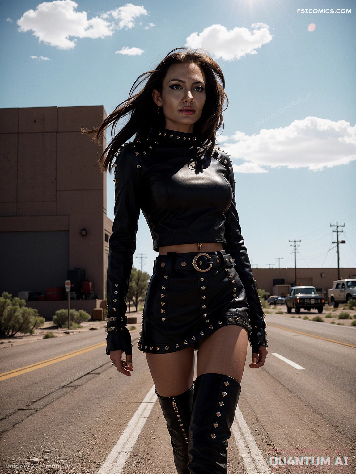 angelina jolie biker girl quantumai 027 - FSIComics angelina-jolie-biker-girl-quantumai-027