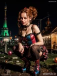 emilia-clarke-halloween-creepy-clown-cosplay-quantumai-002