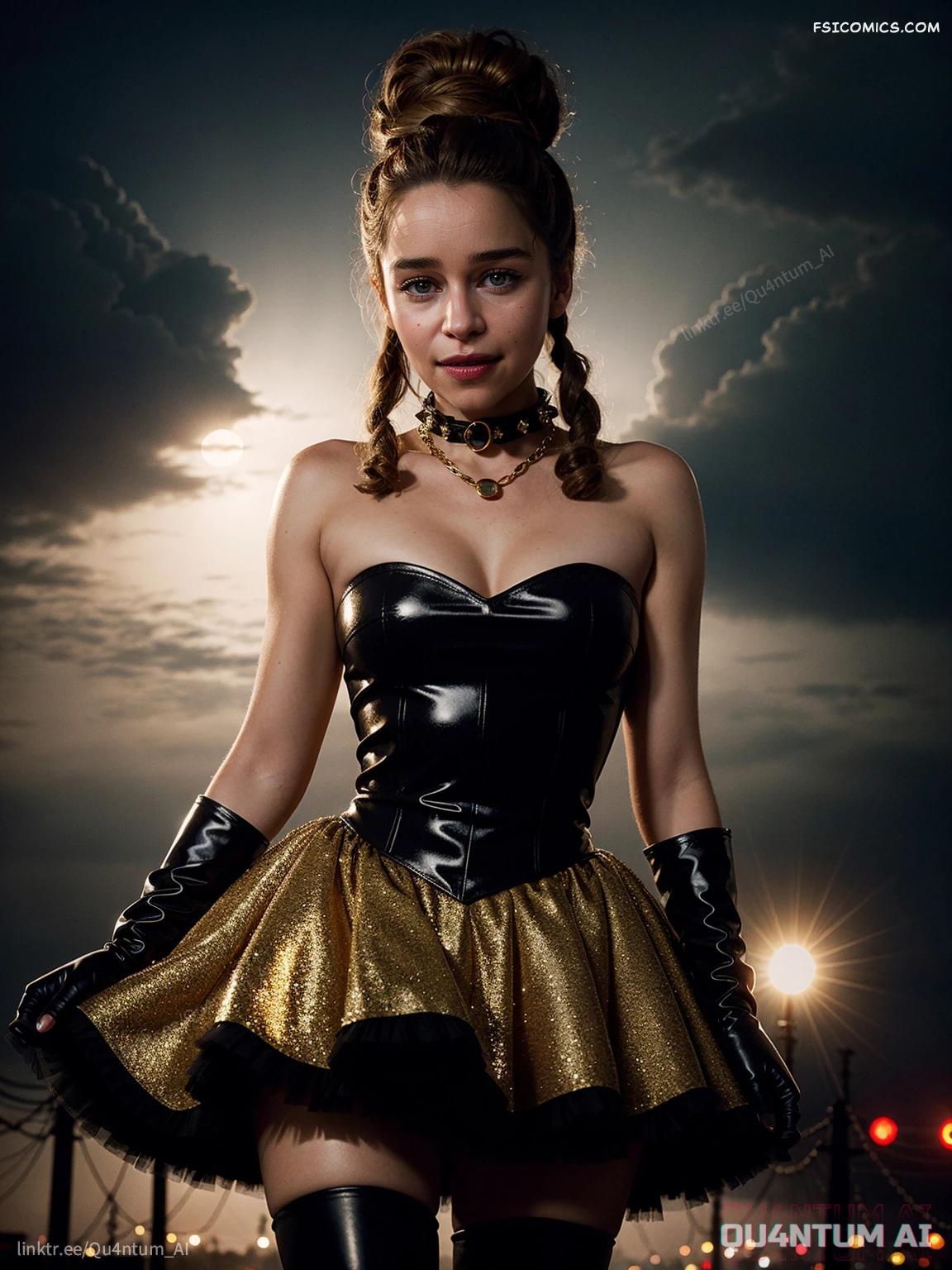 emilia-clarke-halloween-creepy-clown-cosplay-quantumai-008