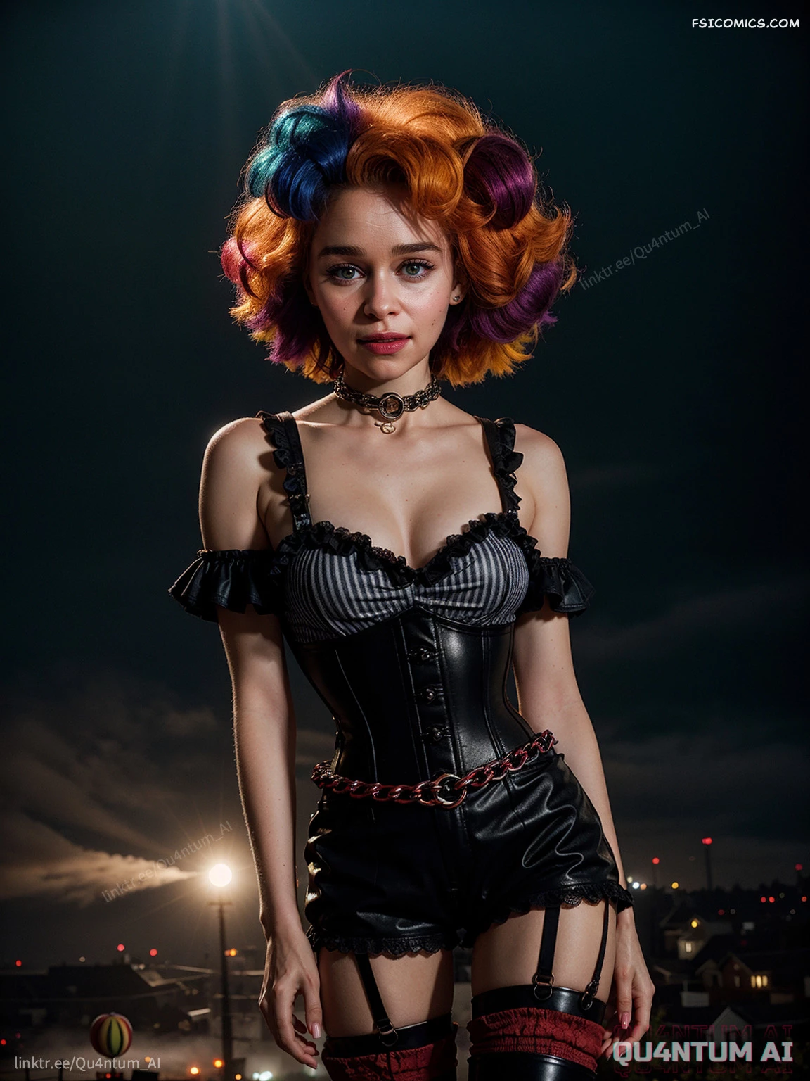 emilia-clarke-halloween-creepy-clown-cosplay-quantumai-018