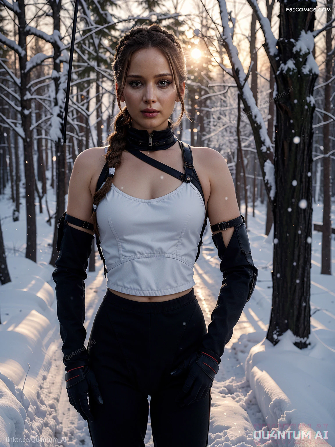 jennifer lawrence hunger games katniss everdeen quantumai 016 - FSIComics jennifer-lawrence-hunger-games-katniss-everdeen-quantumai-016