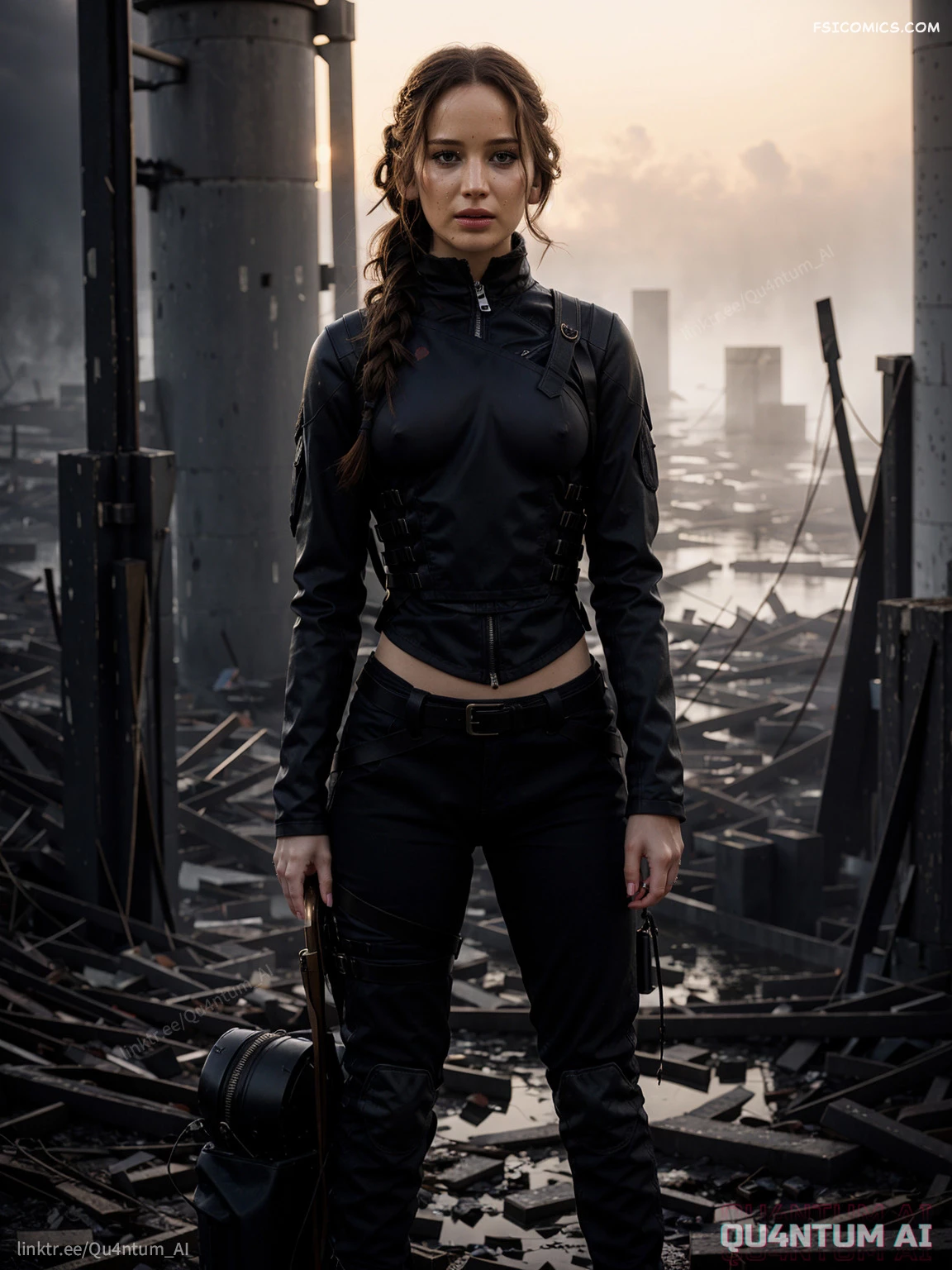 jennifer lawrence hunger games katniss everdeen quantumai 024 - FSIComics jennifer-lawrence-hunger-games-katniss-everdeen-quantumai-024