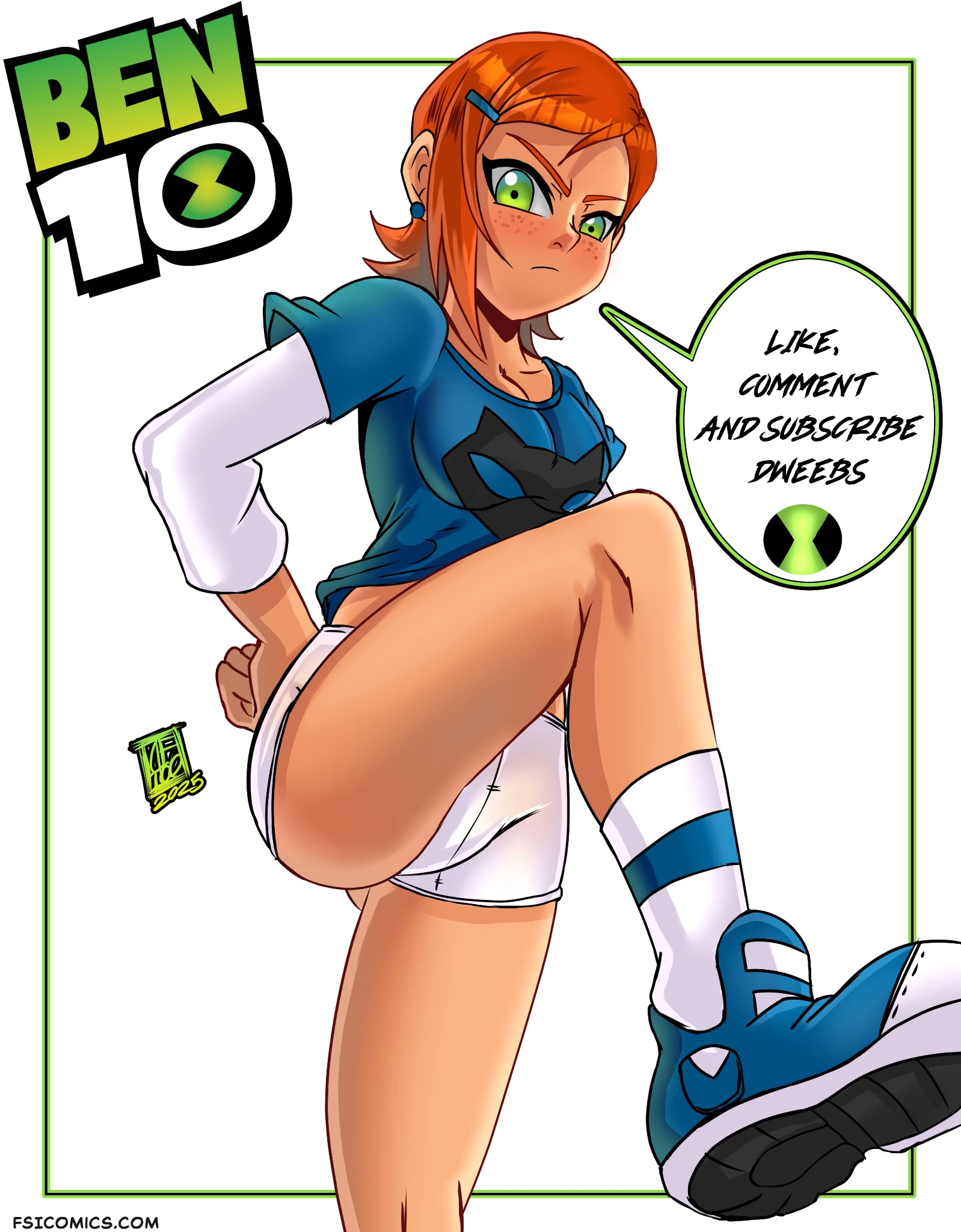 gwens break ben 10 darkfang100 043 - FSIComics gwens-break-ben-10-darkfang100-043