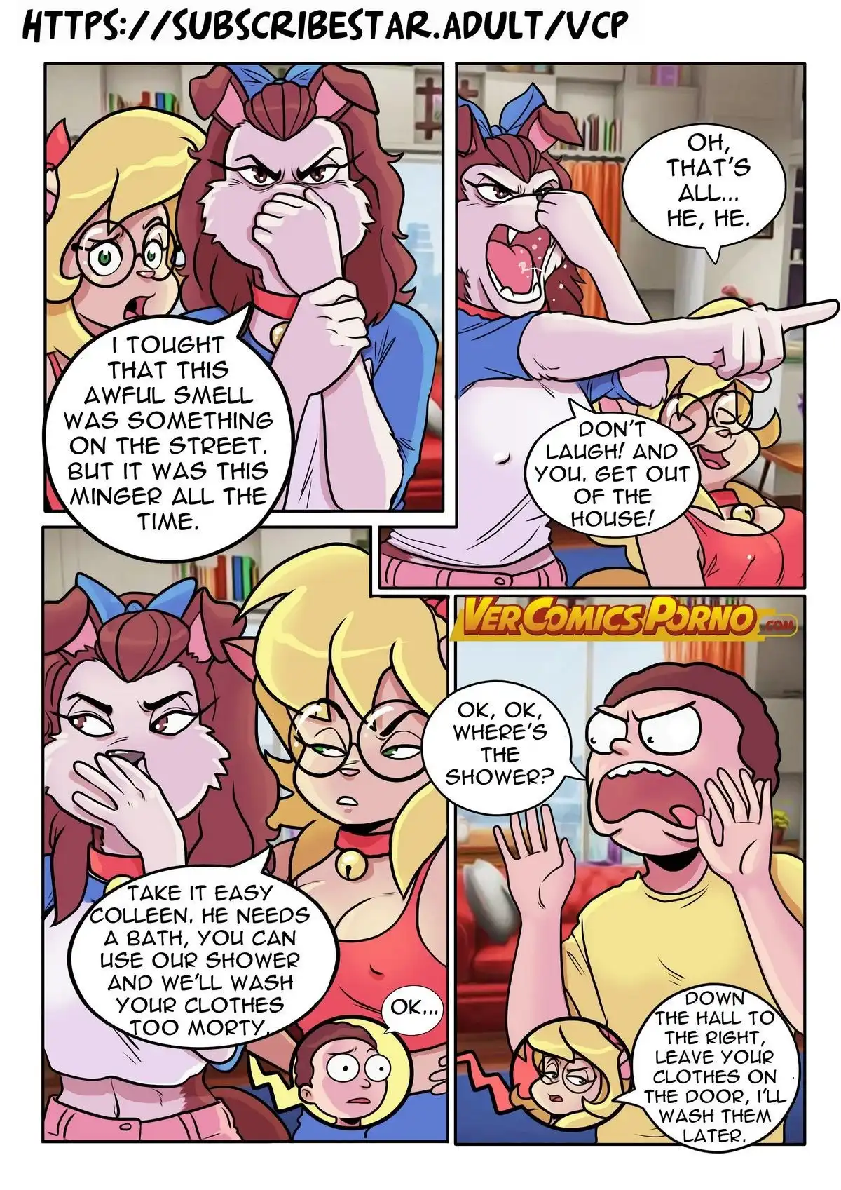 pleasure trip rick and morty 3 gansoman 011 - FSIComics pleasure-trip-rick-and-morty-3-gansoman-011