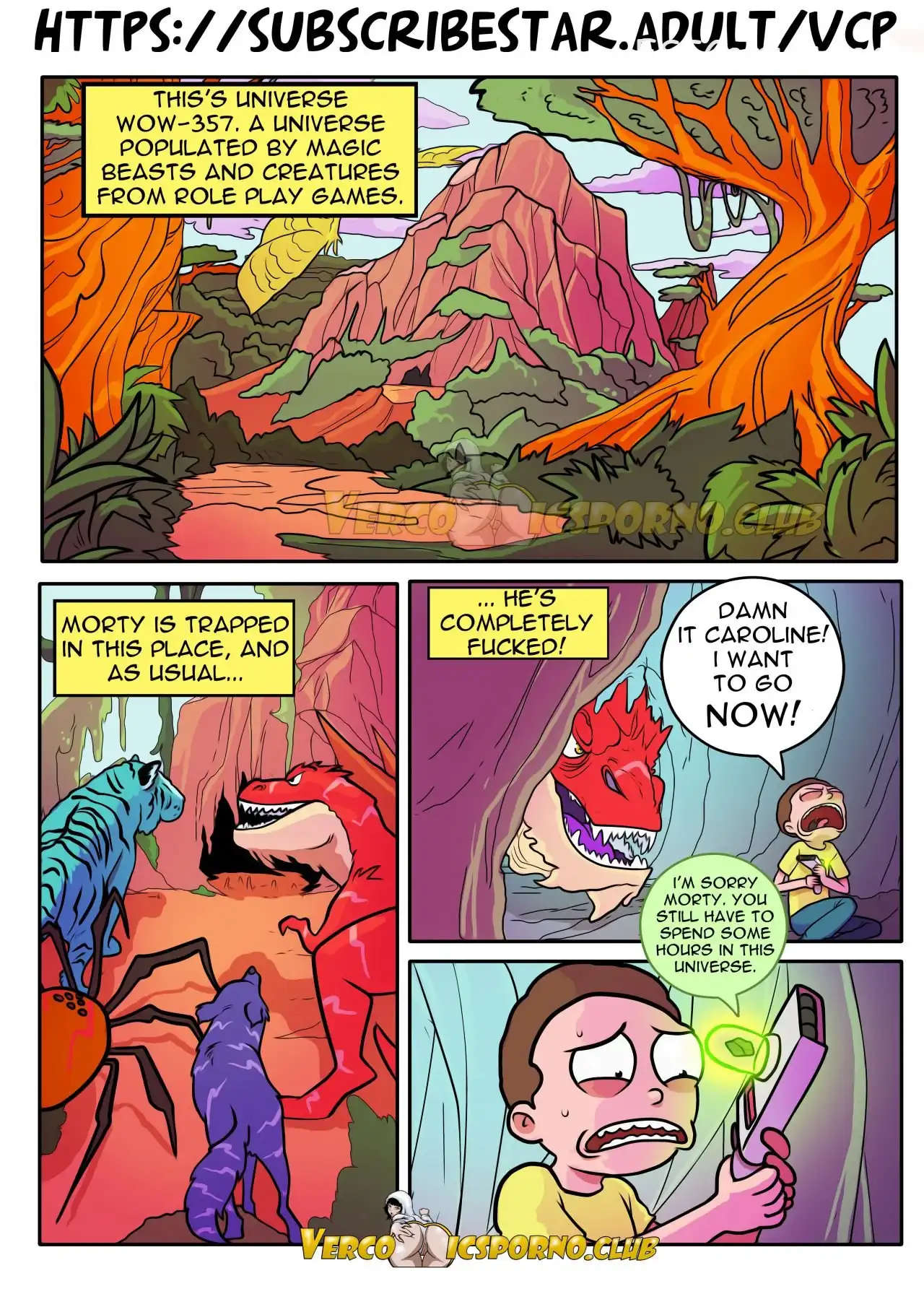 pleasure trip rick and morty 4 gansoman 002 - FSIComics pleasure-trip-rick-and-morty-4-gansoman-002