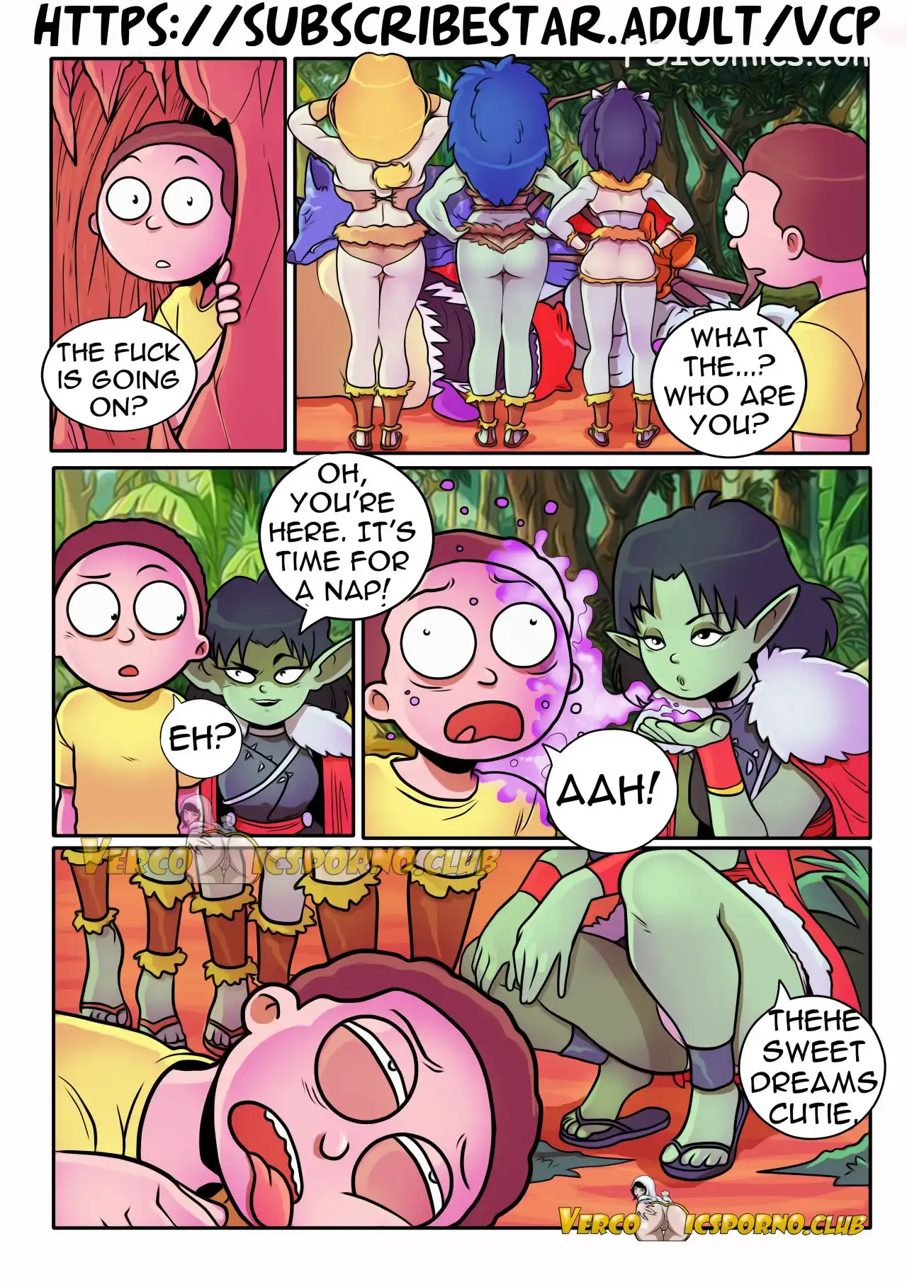 pleasure trip rick and morty 4 gansoman 004 - FSIComics pleasure-trip-rick-and-morty-4-gansoman-004