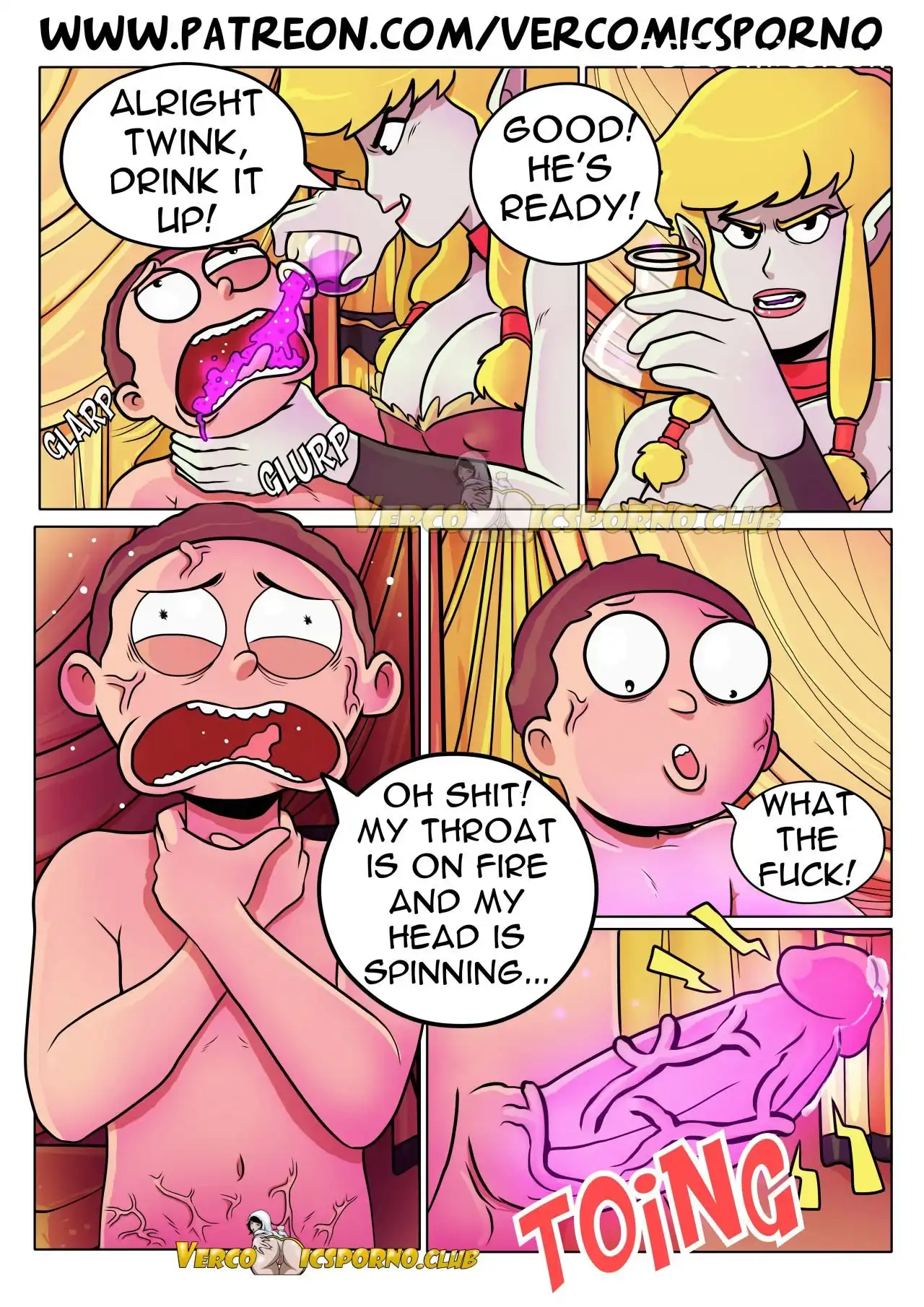 pleasure trip rick and morty 4 gansoman 012 - FSIComics pleasure-trip-rick-and-morty-4-gansoman-012