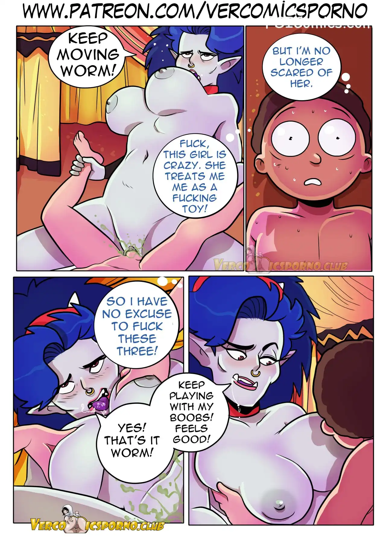 pleasure trip rick and morty 4 gansoman 017 - FSIComics pleasure-trip-rick-and-morty-4-gansoman-017