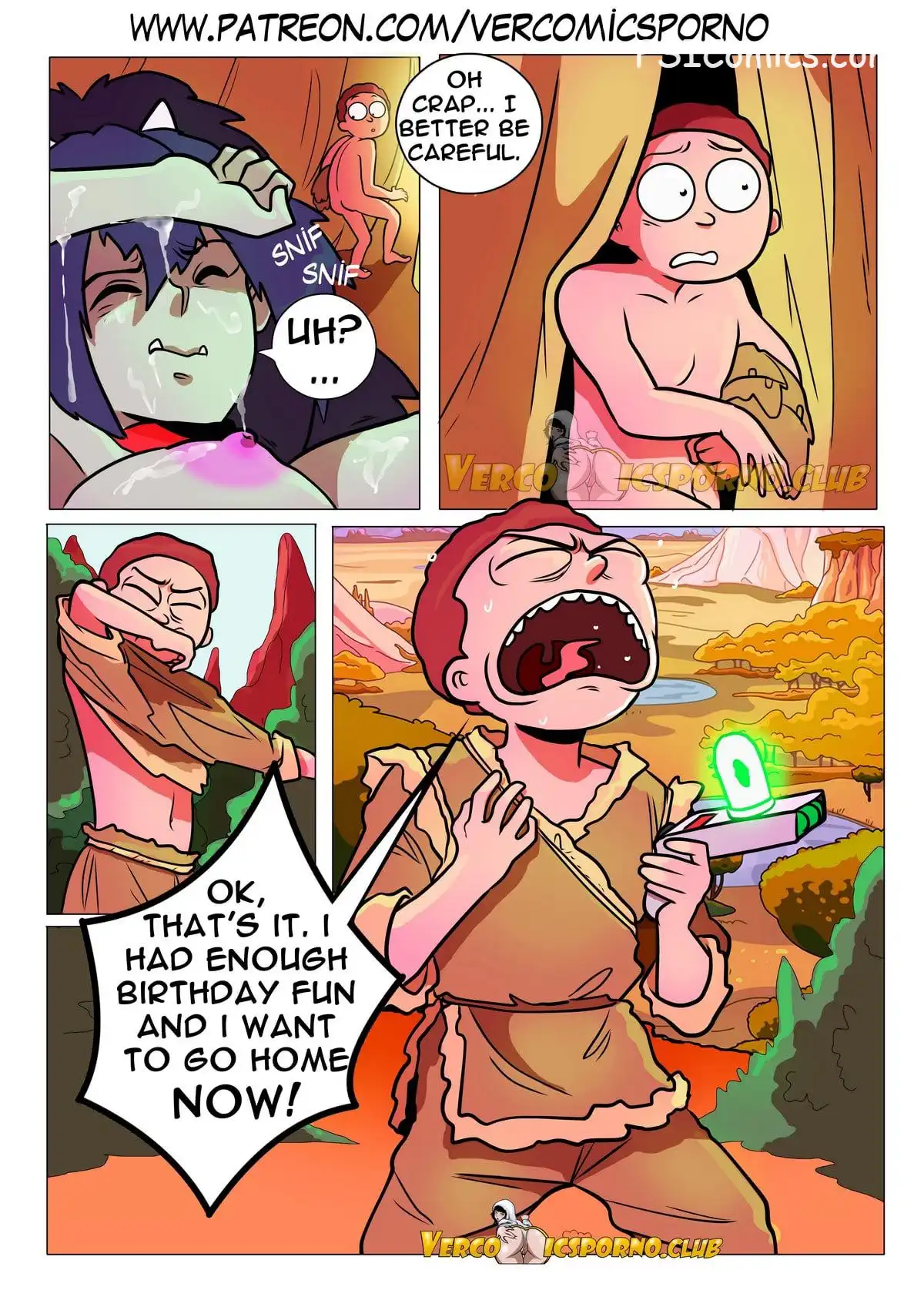 pleasure trip rick and morty 4 gansoman 045 - FSIComics pleasure-trip-rick-and-morty-4-gansoman-045