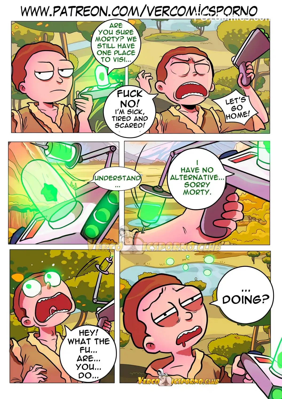pleasure trip rick and morty 4 gansoman 046 - FSIComics pleasure-trip-rick-and-morty-4-gansoman-046