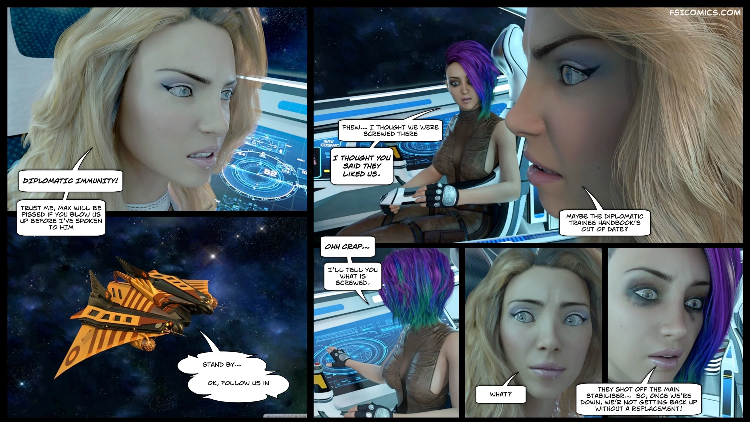 venus rising chapter 3 sexy3dcomics gonzo studios 006 scaled - FSIComics venus-rising-chapter-3-sexy3dcomics-gonzo-studios-006