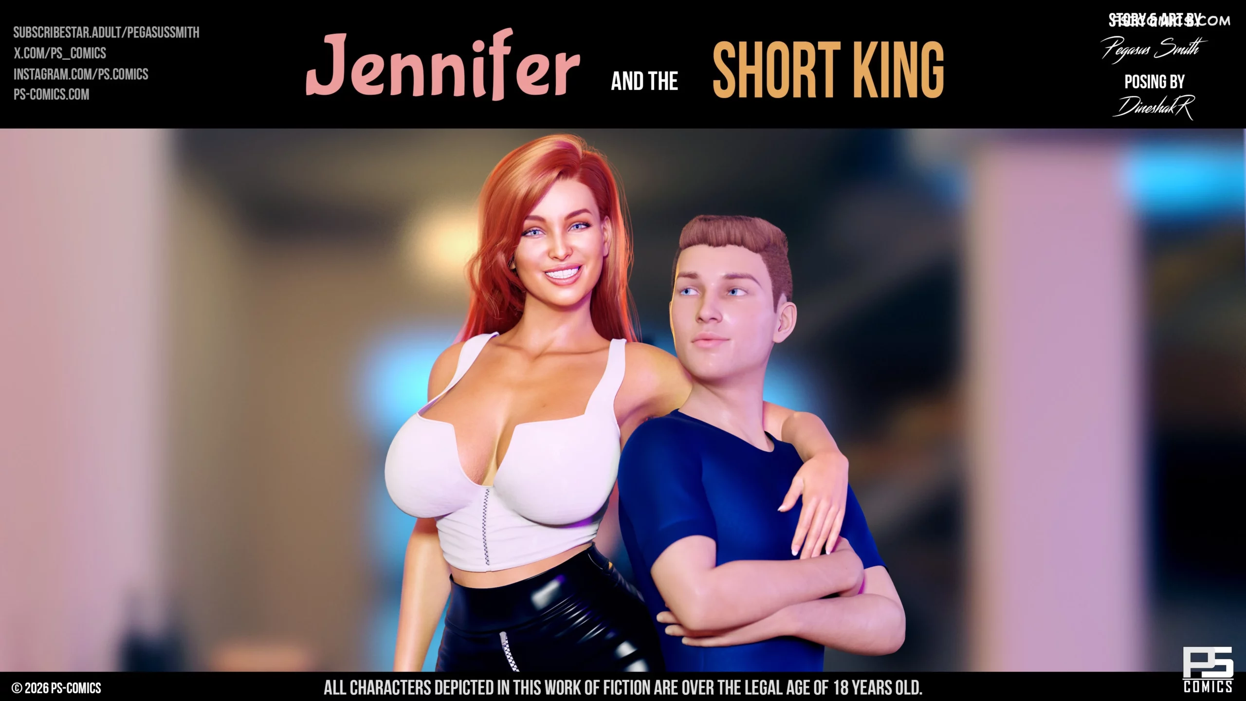 jennifer and the short king chapter 1 pegasus smith 000a scaled - FSIComics jennifer-and-the-short-king-chapter-1-pegasus-smith-000a
