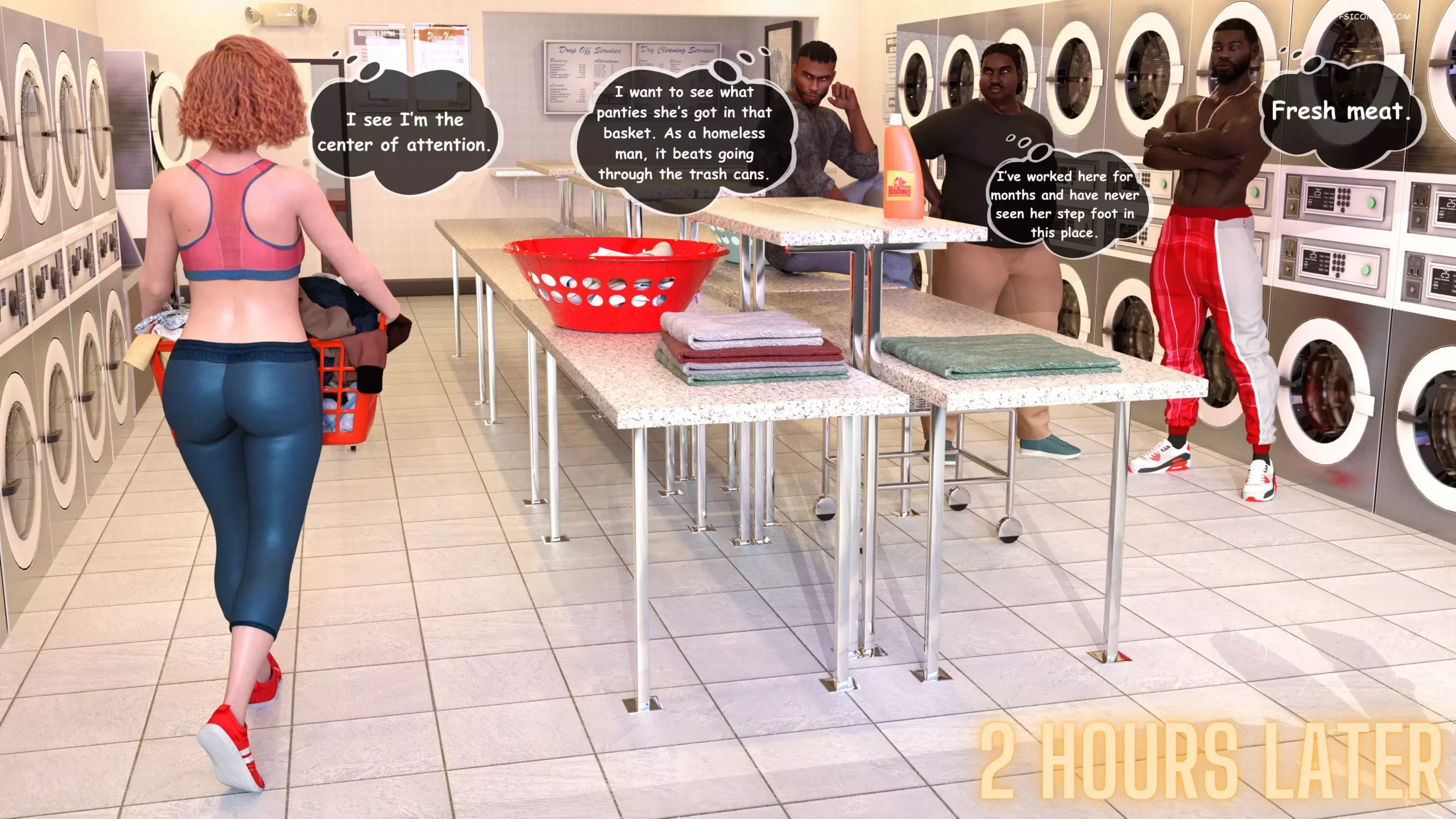 laundry day mature3dcomics 004 scaled - FSIComics laundry-day-mature3dcomics-004