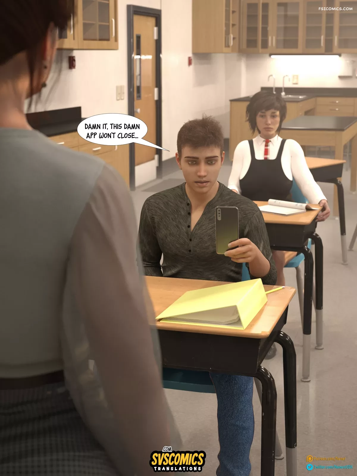 slutty teacher remake nenet3dx 009 - FSIComics slutty-teacher-remake-nenet3dx-009