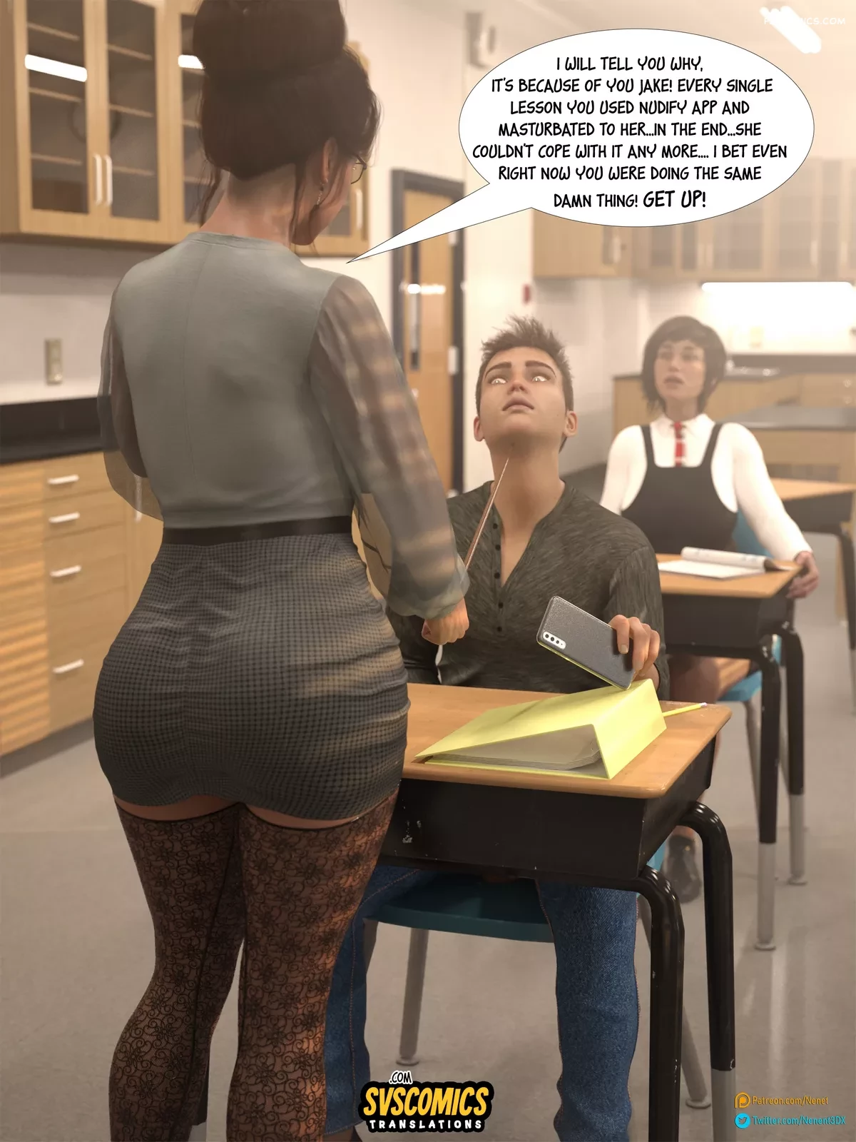 slutty teacher remake nenet3dx 014 - FSIComics slutty-teacher-remake-nenet3dx-014