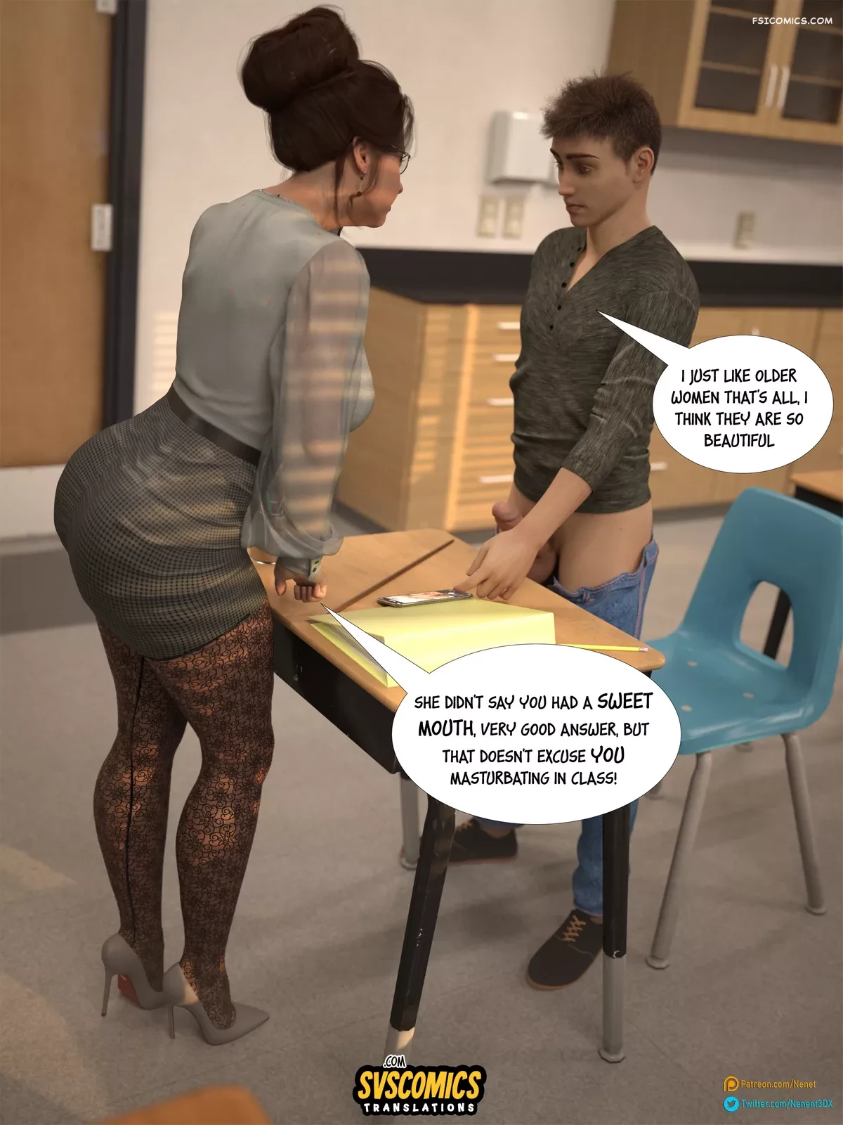 slutty teacher remake nenet3dx 016 - FSIComics slutty-teacher-remake-nenet3dx-016