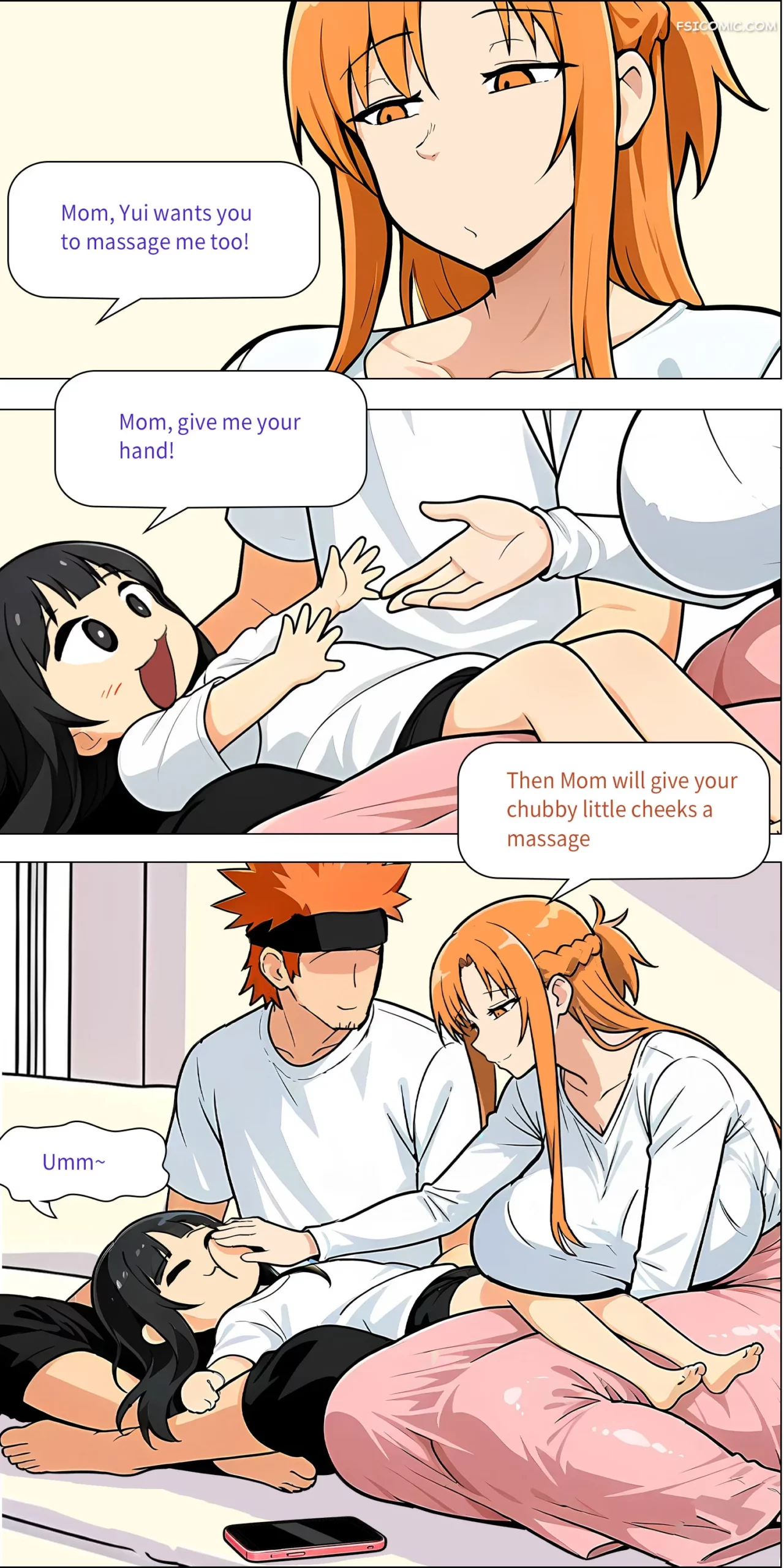 asuna family chapter 7 zhi yitiaomiao 001 scaled - FSIComics asuna-family-chapter-7-zhi-yitiaomiao-001
