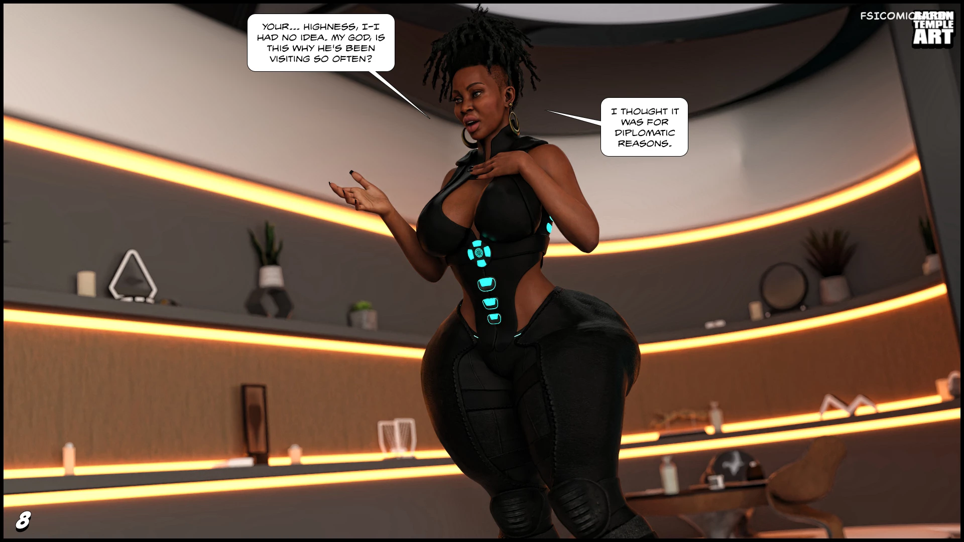 lust in wakanda chapter 3 aarontempleart 009 - FSIComics lust-in-wakanda-chapter-3-aarontempleart-009