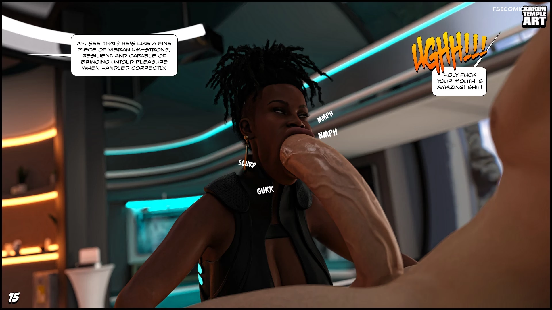 lust in wakanda chapter 3 aarontempleart 016 - FSIComics lust-in-wakanda-chapter-3-aarontempleart-016