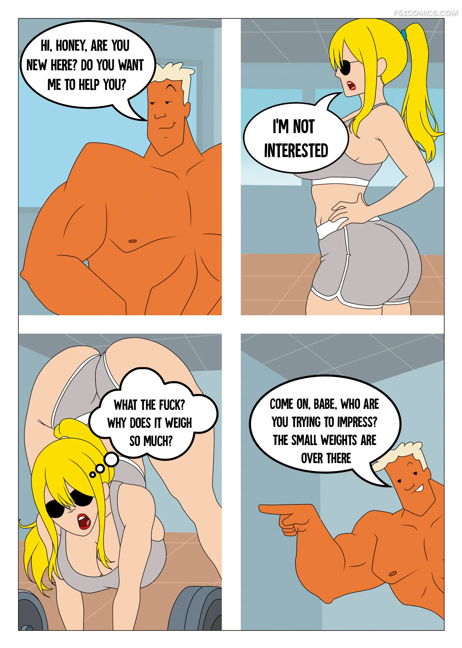 sun beach and a blond 90rookiefan 008 - FSIComics sun-beach-and-a-blond-90rookiefan-008