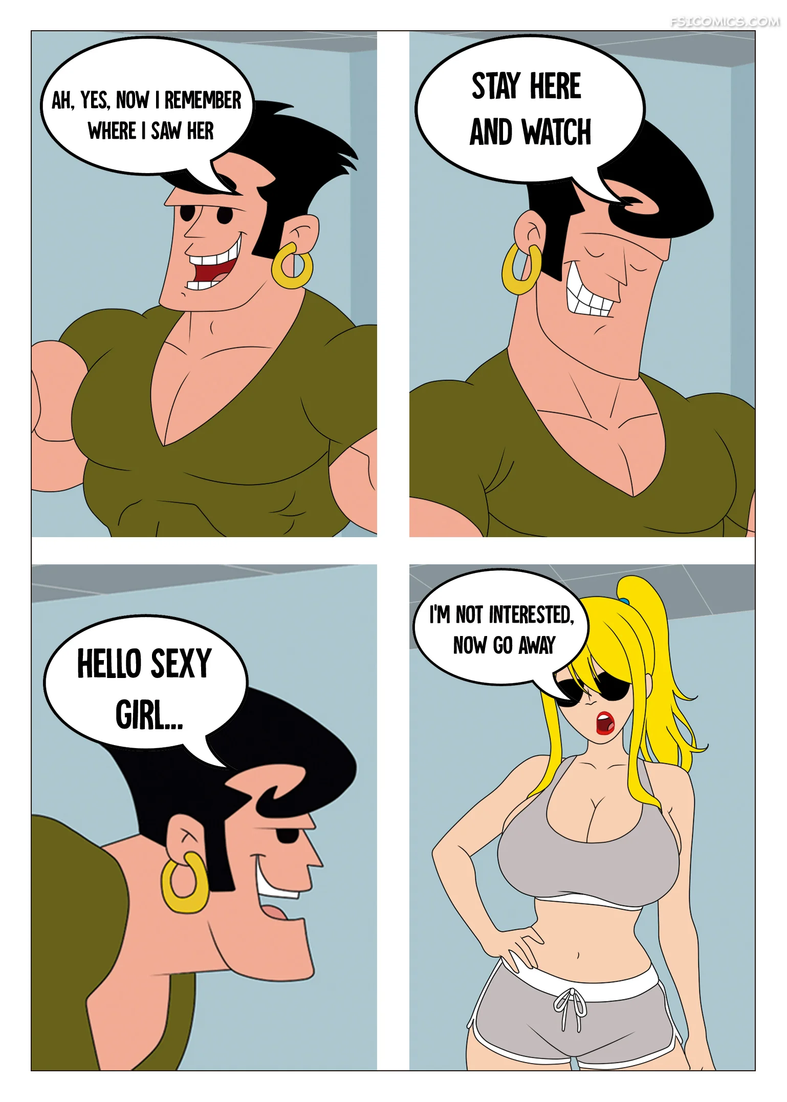sun beach and a blond 90rookiefan 011 - FSIComics sun-beach-and-a-blond-90rookiefan-011