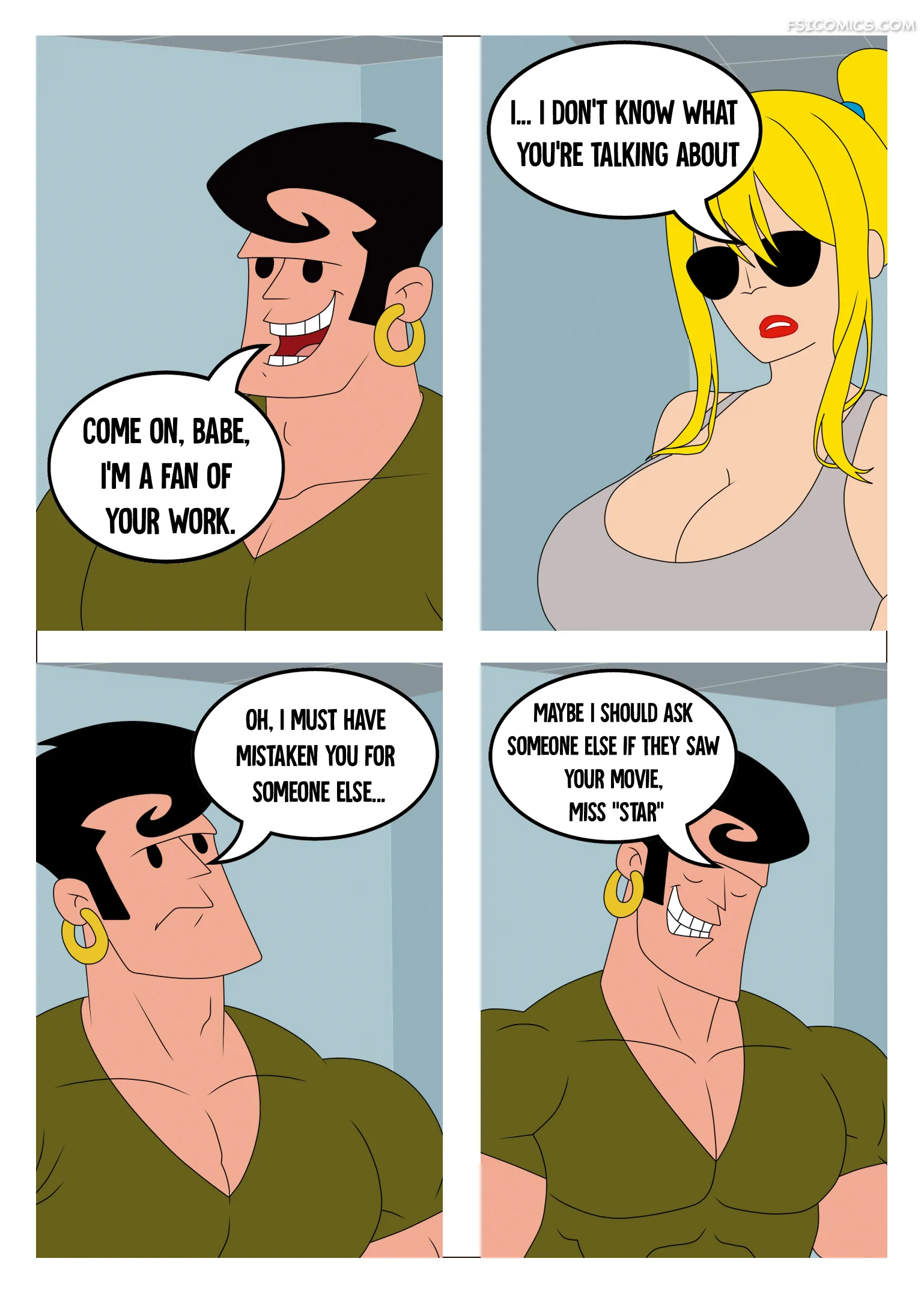 sun beach and a blond 90rookiefan 012 - FSIComics sun-beach-and-a-blond-90rookiefan-012