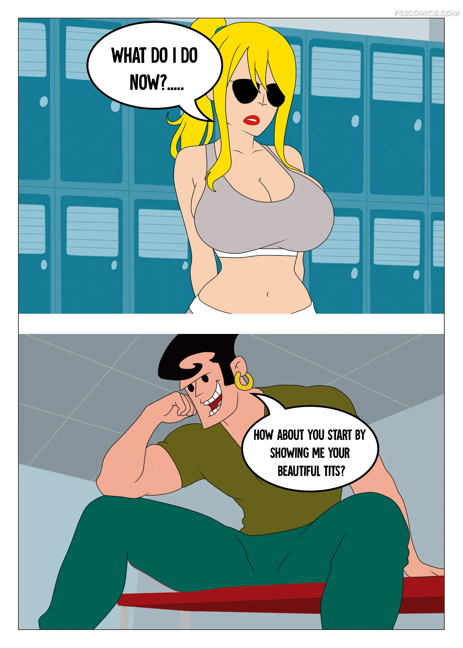 sun beach and a blond 90rookiefan 015 - FSIComics sun-beach-and-a-blond-90rookiefan-015