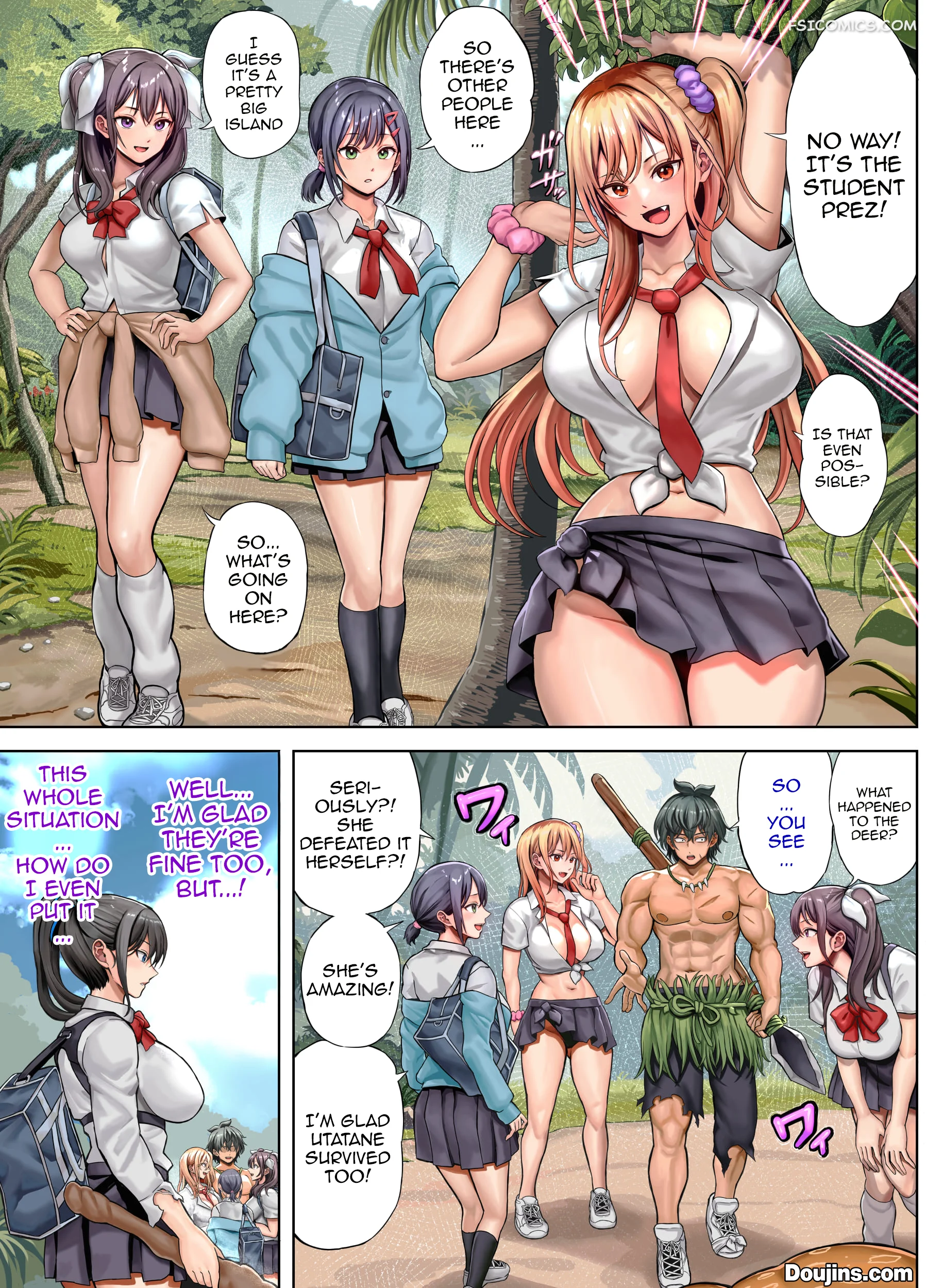 deserted island castaway harem chapter 2 houhokekiyo 010 - FSIComics deserted-island-castaway-harem-chapter-2-houhokekiyo-010