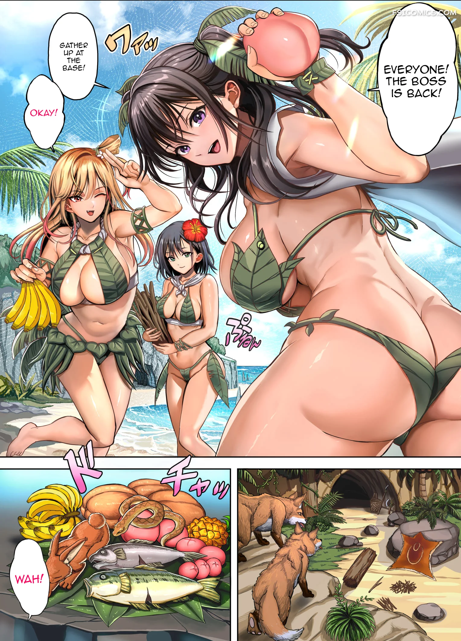 deserted island castaway harem houhokekiyo 006 - FSIComics deserted-island-castaway-harem-houhokekiyo-006