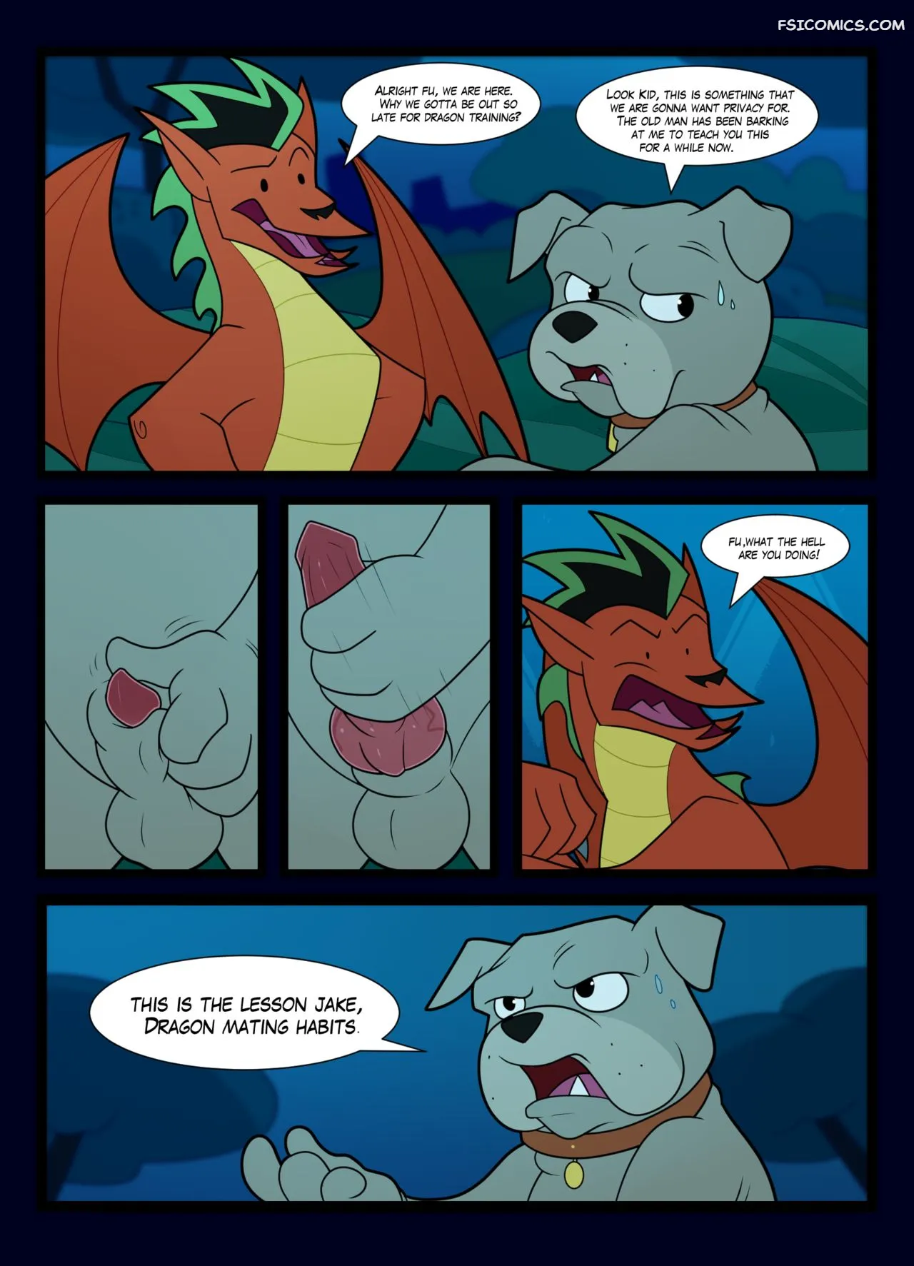 dragon lessons chapter 1 blitzdrachin 001 - FSIComics dragon-lessons-chapter-1-blitzdrachin-001