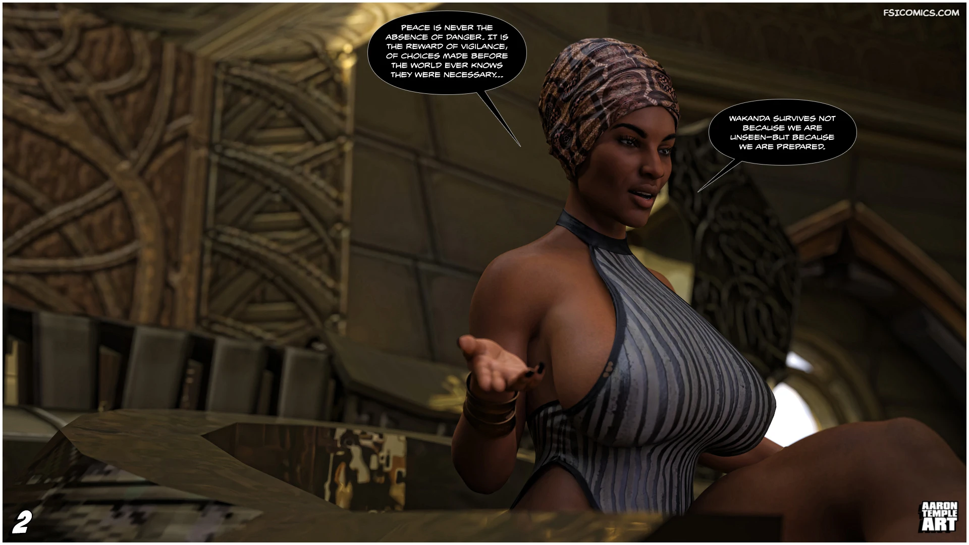 lust in wakanda chapter 4 aarontempleart 003 - FSIComics lust-in-wakanda-chapter-4-aarontempleart-003