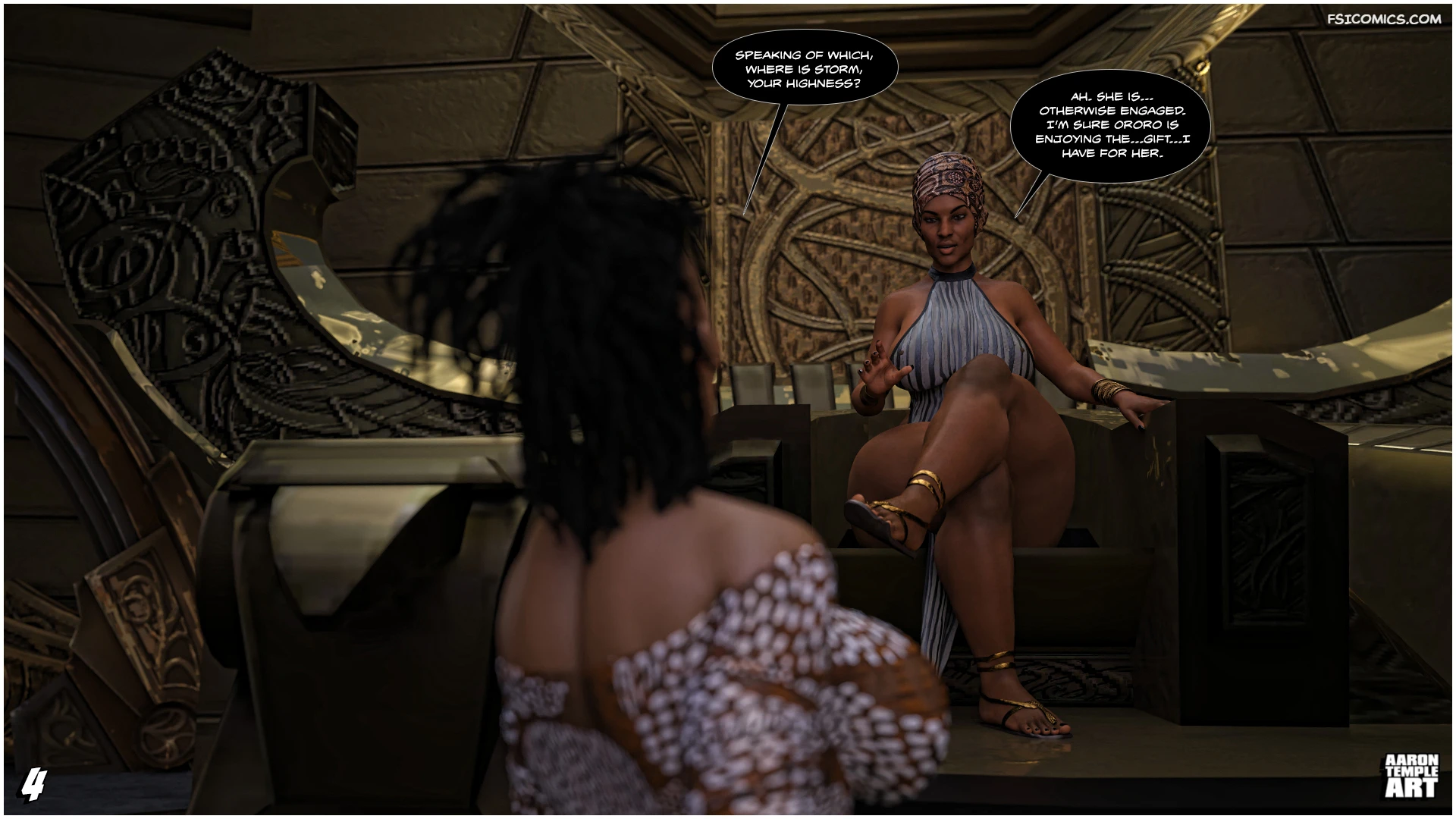 lust in wakanda chapter 4 aarontempleart 005 - FSIComics lust-in-wakanda-chapter-4-aarontempleart-005