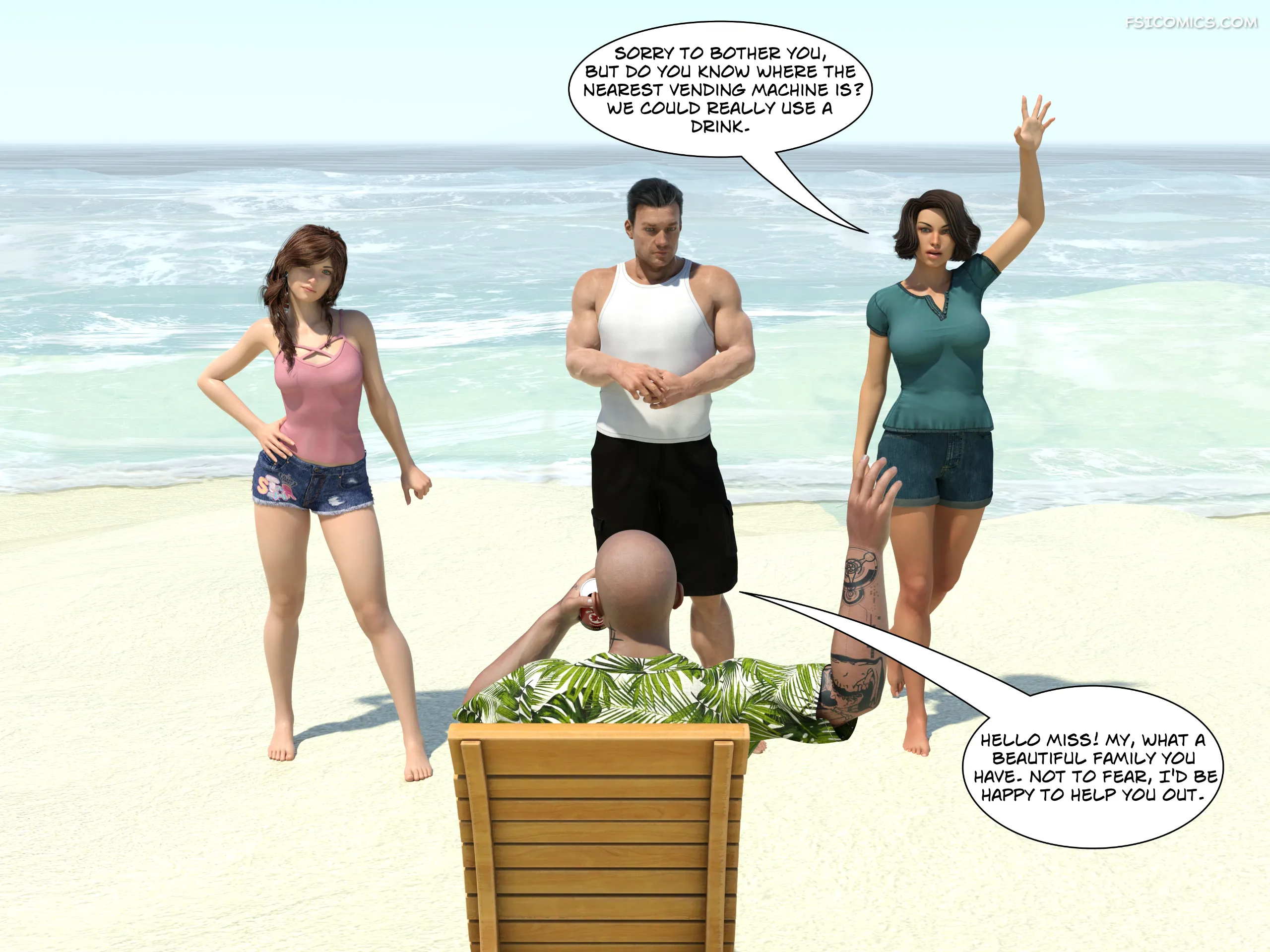 weekend at the beach chapter 2 thirst zeeall 003 - FSIComics weekend-at-the-beach-chapter-2-thirst-zeeall-003