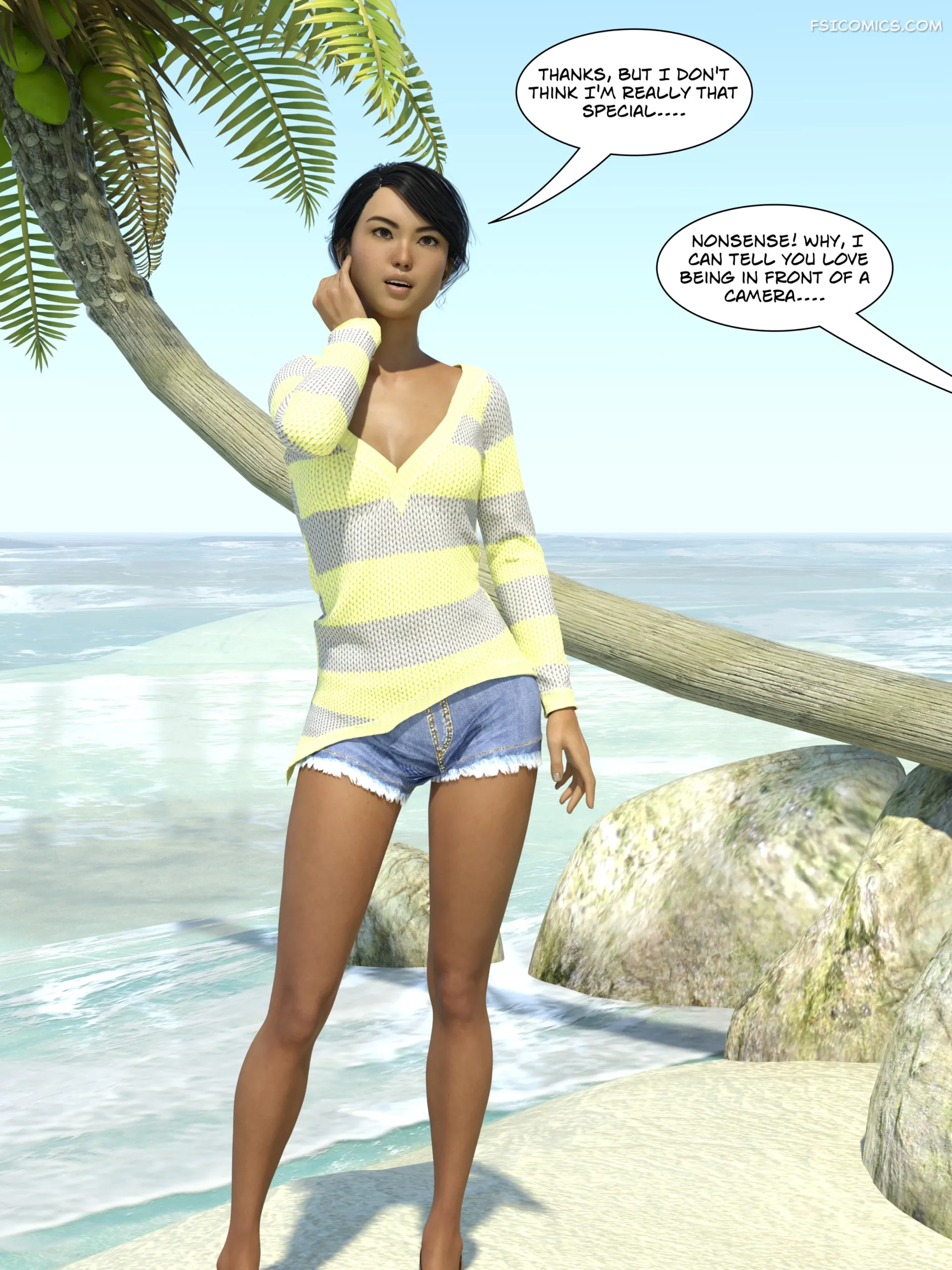 weekend at the beach chapter 3 glamor shots zeeall 008 scaled - FSIComics weekend-at-the-beach-chapter-3-glamor-shots-zeeall-008