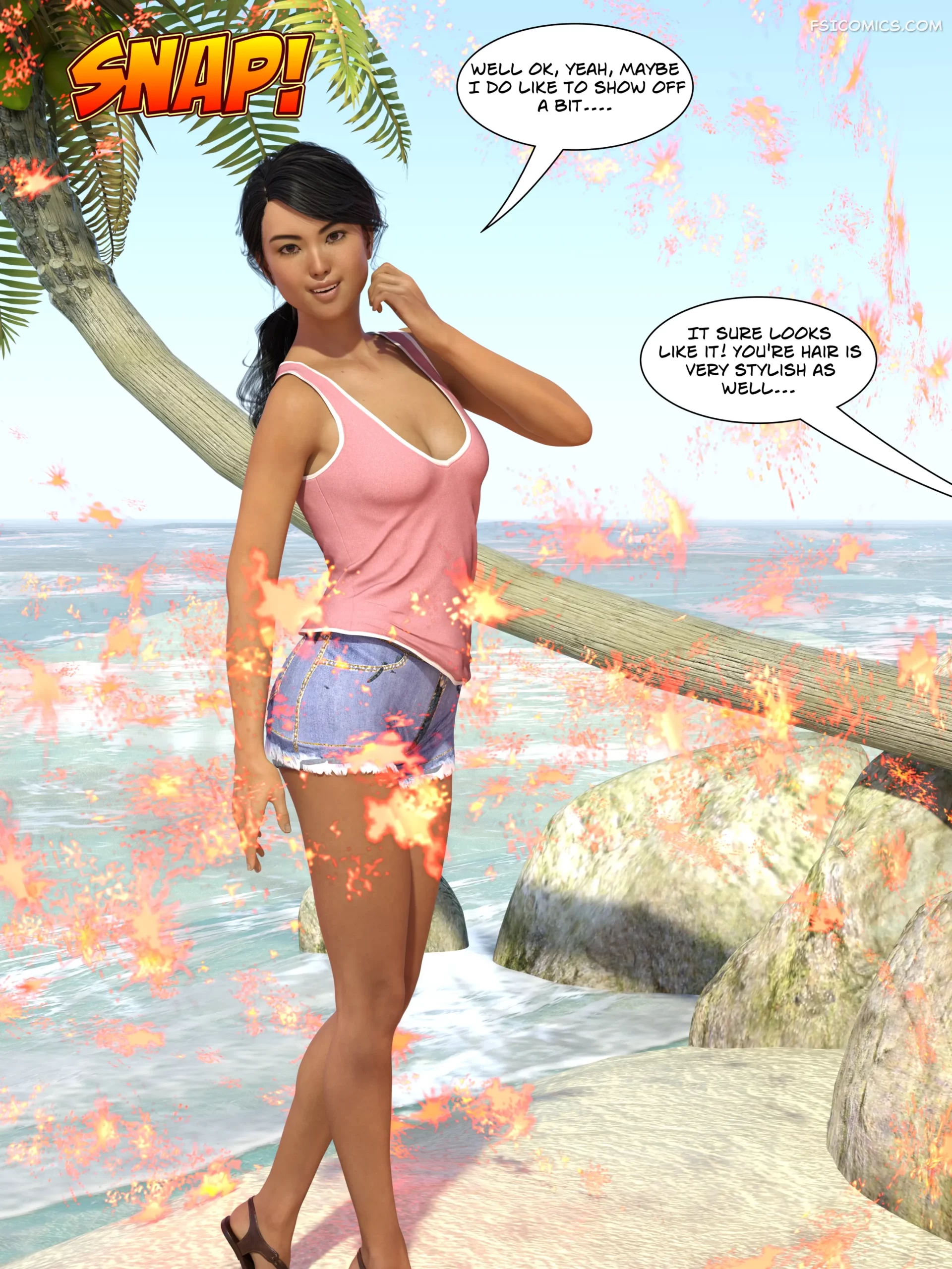 weekend at the beach chapter 3 glamor shots zeeall 009 scaled - FSIComics weekend-at-the-beach-chapter-3-glamor-shots-zeeall-009