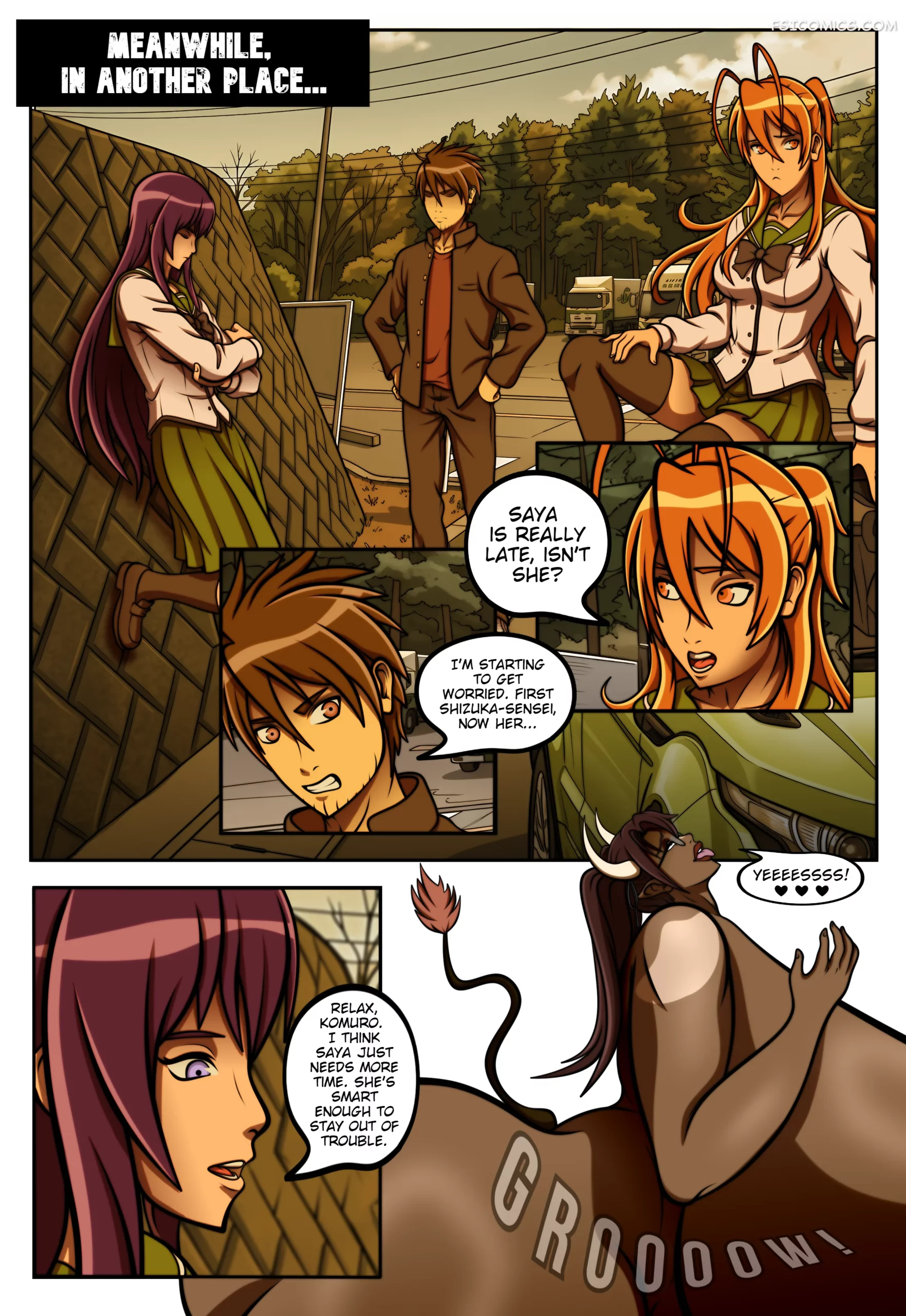 highschool of the dead takacowfication curvydrawings 015 scaled - FSIComics