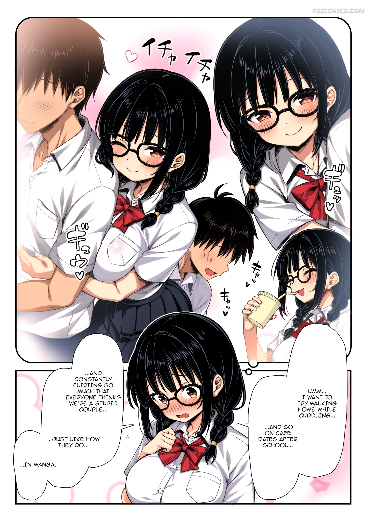 the plain girl color ban i started dating after a misunderstanding turned out to be a huge pervert color kuroneko lamp 003 - FSIComics