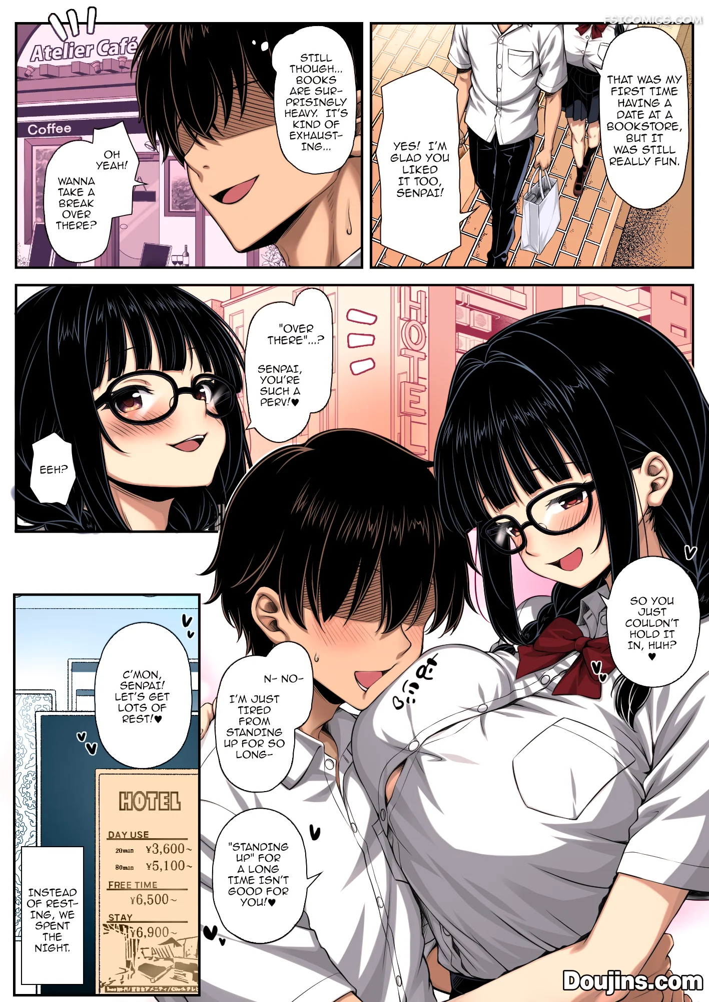 the plain girl color ban i started dating after a misunderstanding turned out to be a huge pervert color kuroneko lamp 020 - FSIComics